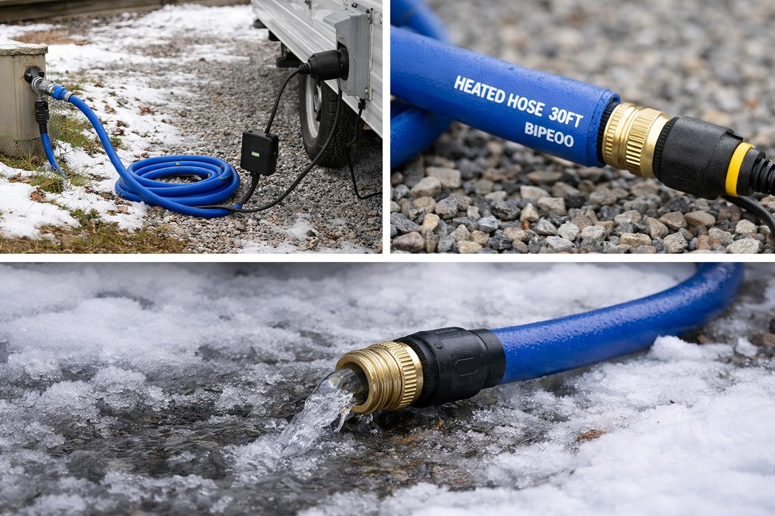 50FT Heated Water Hose for Rv, Heated Water Hose Antifreeze to -45 F, Great Rv Accessories for Campers, Livestock, Agriculture, Lead and BPA Free customer photo 2