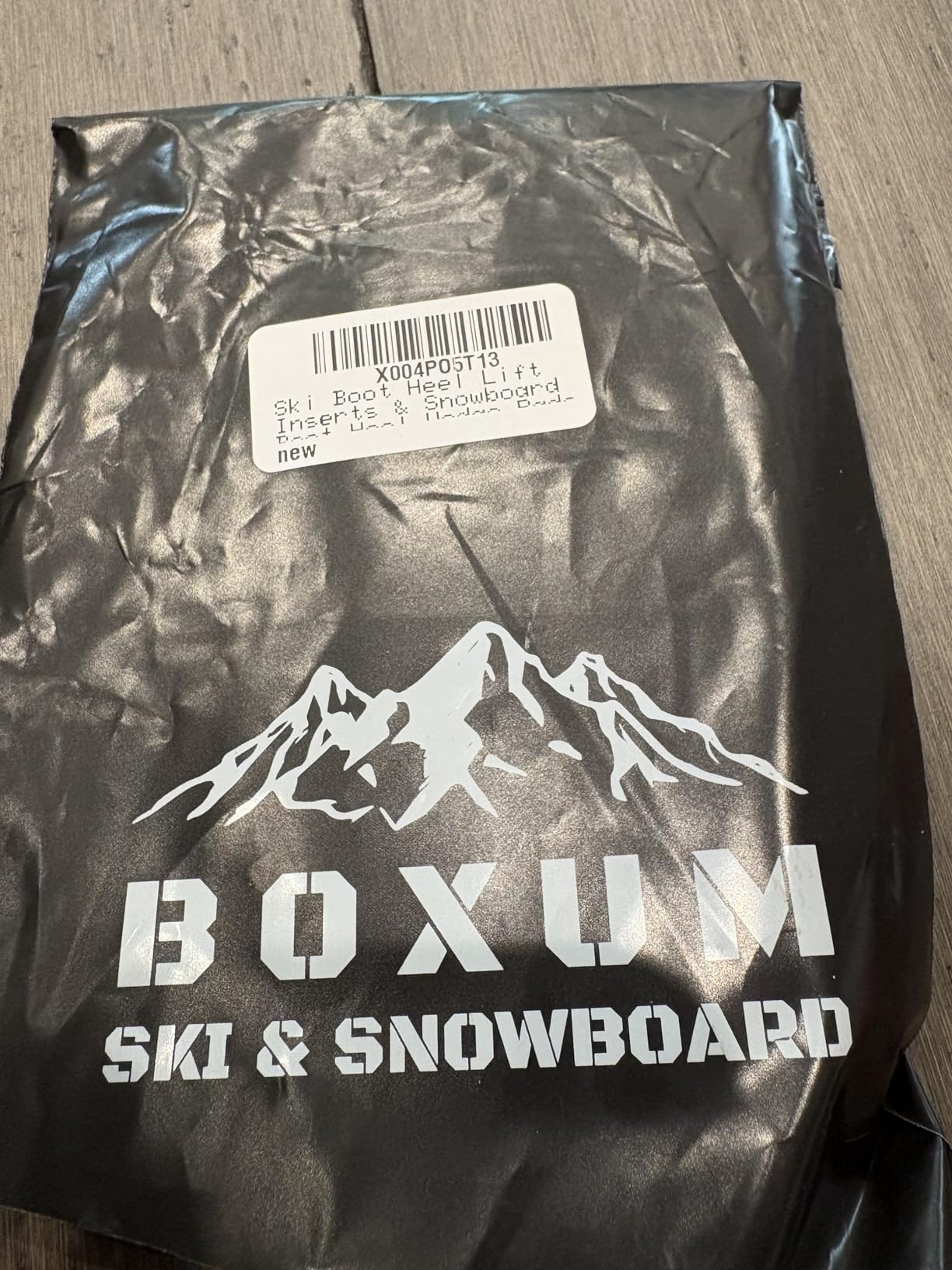 Boxum Ski Boot Heel Lift Inserts with 3/8 Inch Cushioned Support - Grindable Heel Wedge Pads for Snowboard Boot Inserts - Three Width Options (Small) customer photo 2