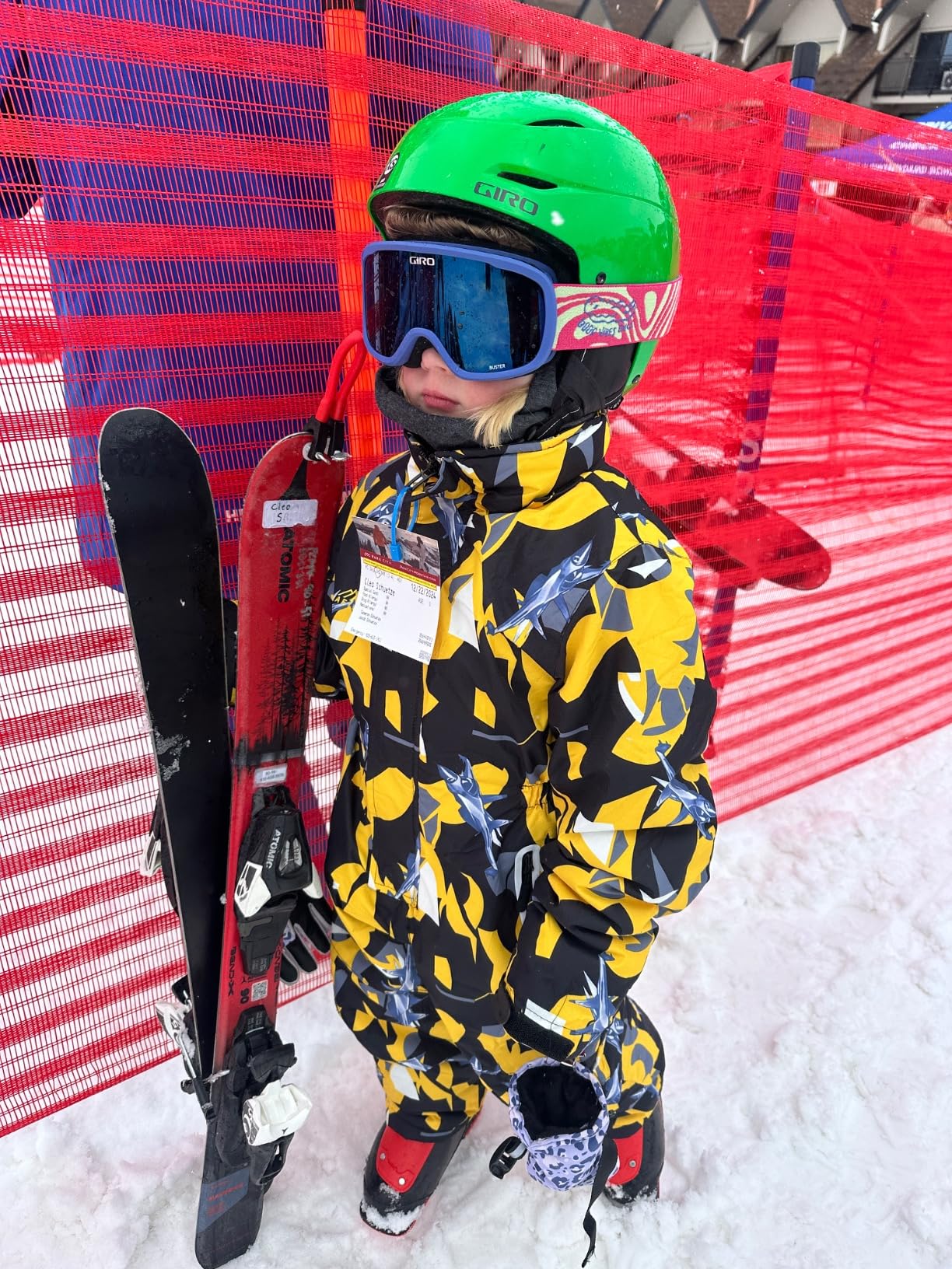 Kid's Winter Overalls Ski Suits Boy's and Girl's Waterproof Snowboard Jumpsuits One Piece Snowsuit Jackets Coats customer photo 2