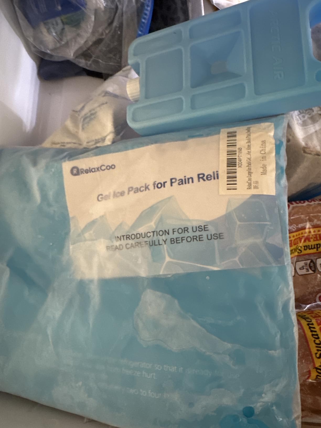 RelaxCoo Large Flexible Ice Pack for Injuries Reusable Gel, 11x14.5 Inches, Cold Compress for Hip, Shoulder, Knee, Back Pain, Swelling, Bruises, Surgery customer photo 1