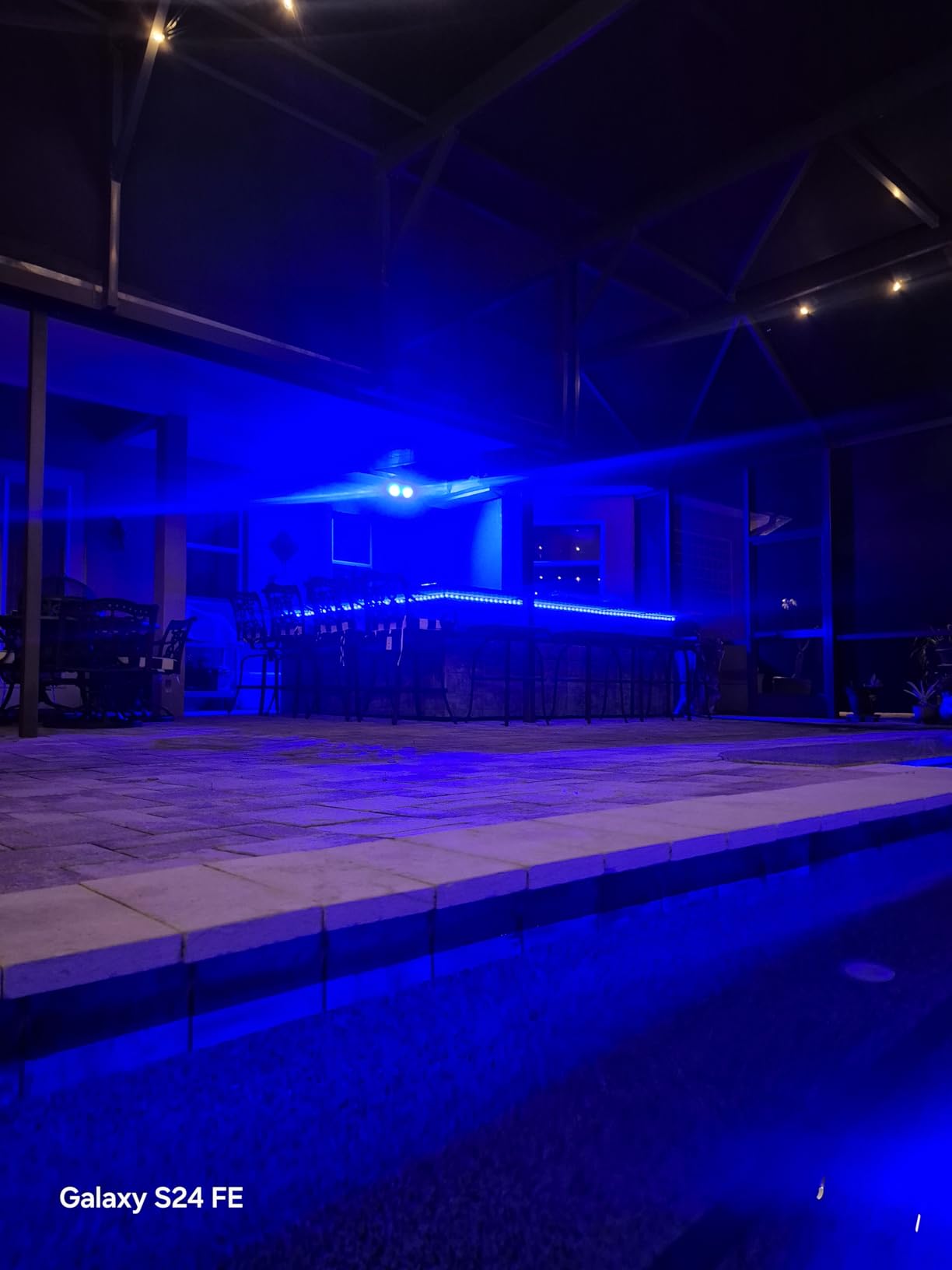 KSIPZE Outdoor LED Strip Lights Waterproof IP68, RGB Outdoor LED Lights with Button & Bluetooth App Control, Music Sync, Timer, Exterior LED Rope Lights for Balcony, Roof, Garden, Pool customer photo 2