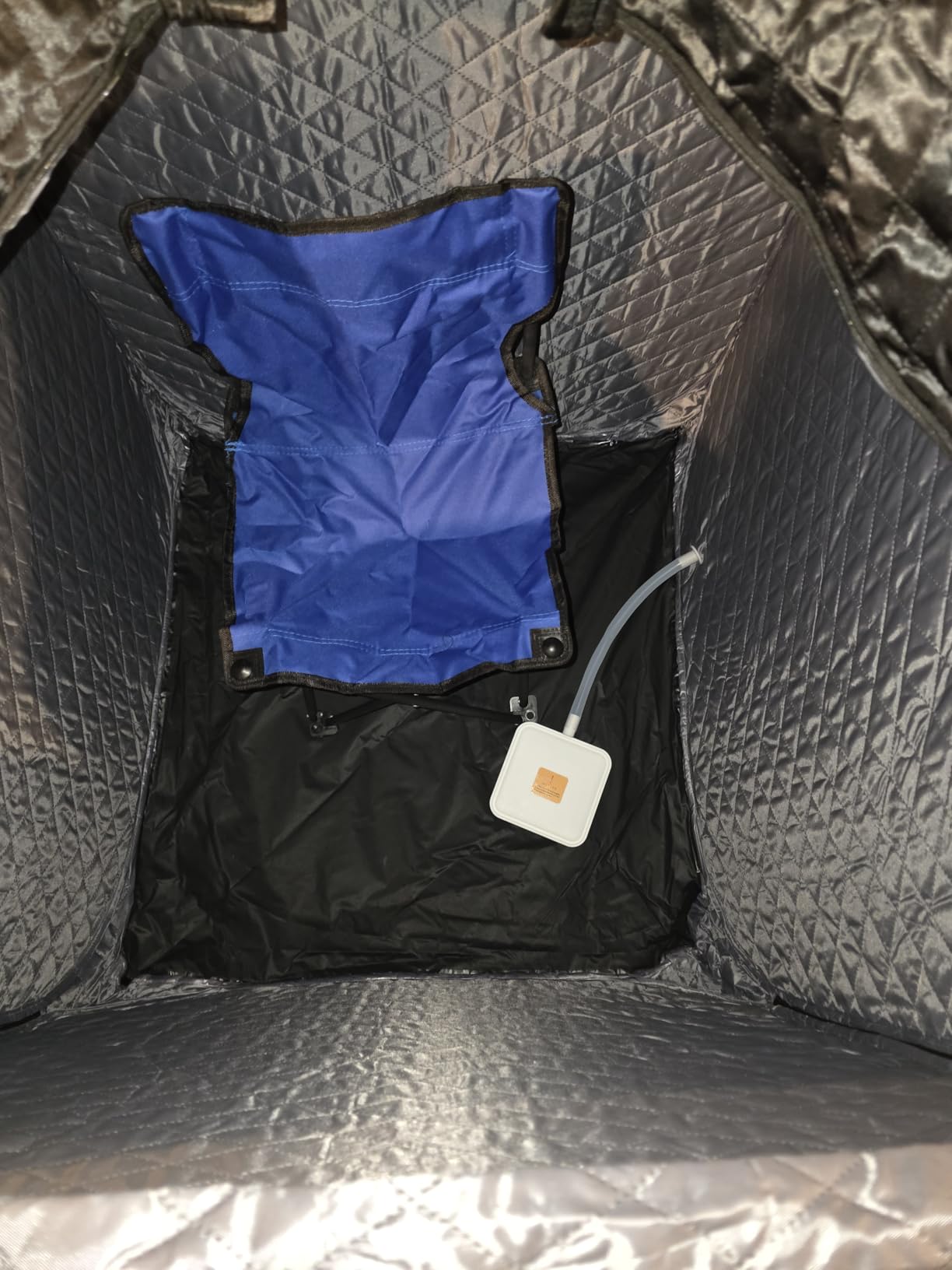 Portable Steam Sauna at Home, 9 Levels Heating, Sauna Tent with Steamer and Folding Chair, Sauna for Relaxation, Detoxification, Spa customer photo 2