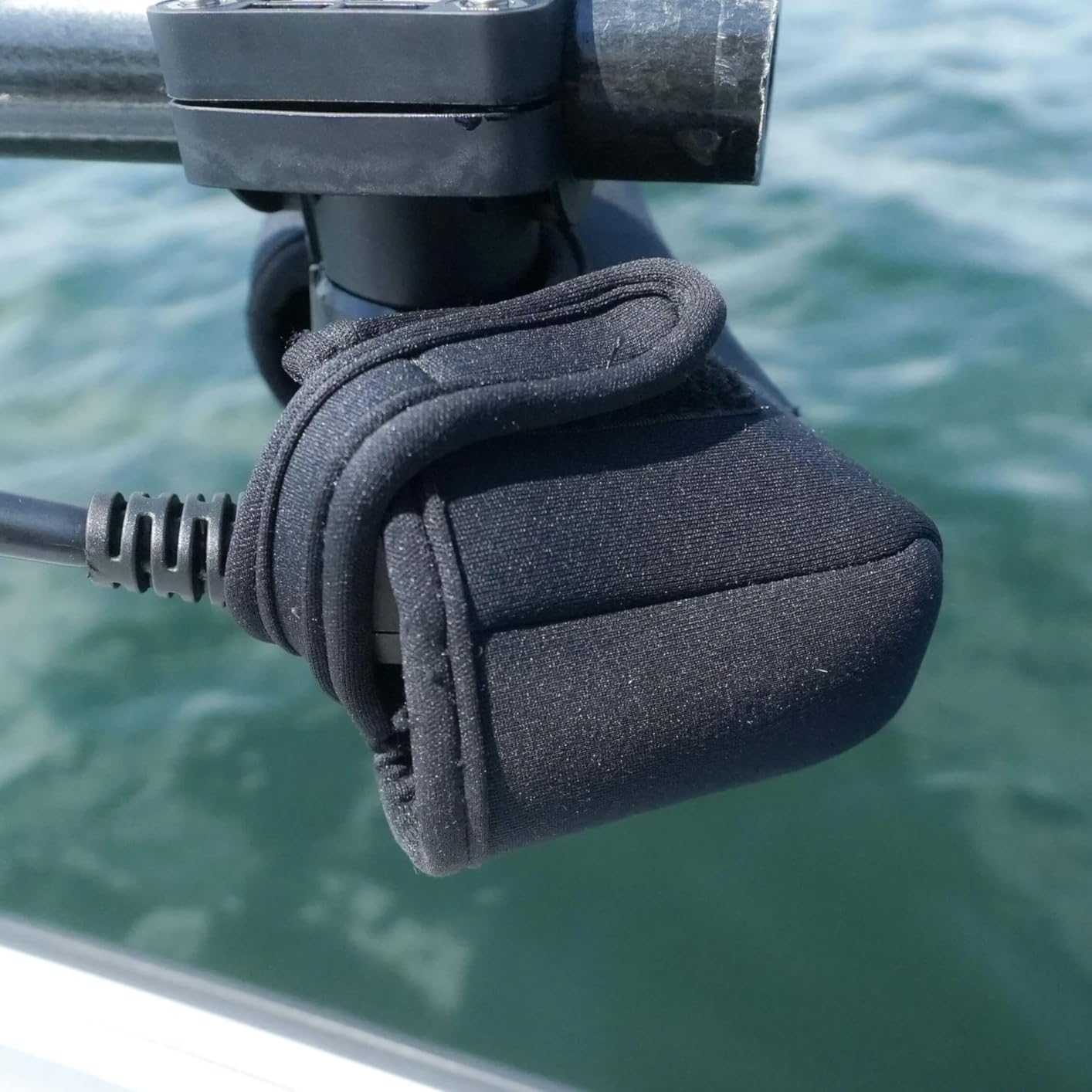 Transducer Cover Compatible with Garmin Livescope Plus LVS34 - Travel & Ice Fishing Protective Case for Live Scope Bundle - Prevents Scratches & Impact Damage customer photo 1
