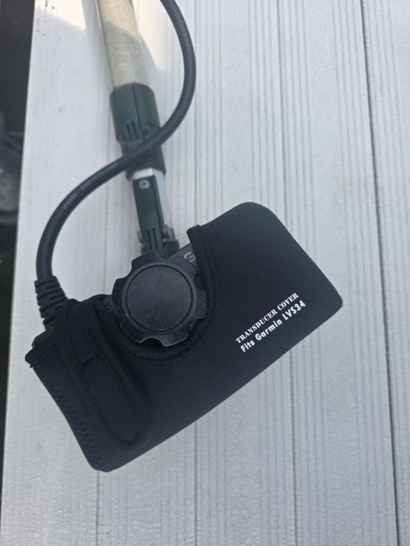 Transducer Cover Compatible with Garmin Livescope Plus LVS34 - Travel & Ice Fishing Protective Case for Live Scope Bundle - Prevents Scratches & Impact Damage customer photo 2