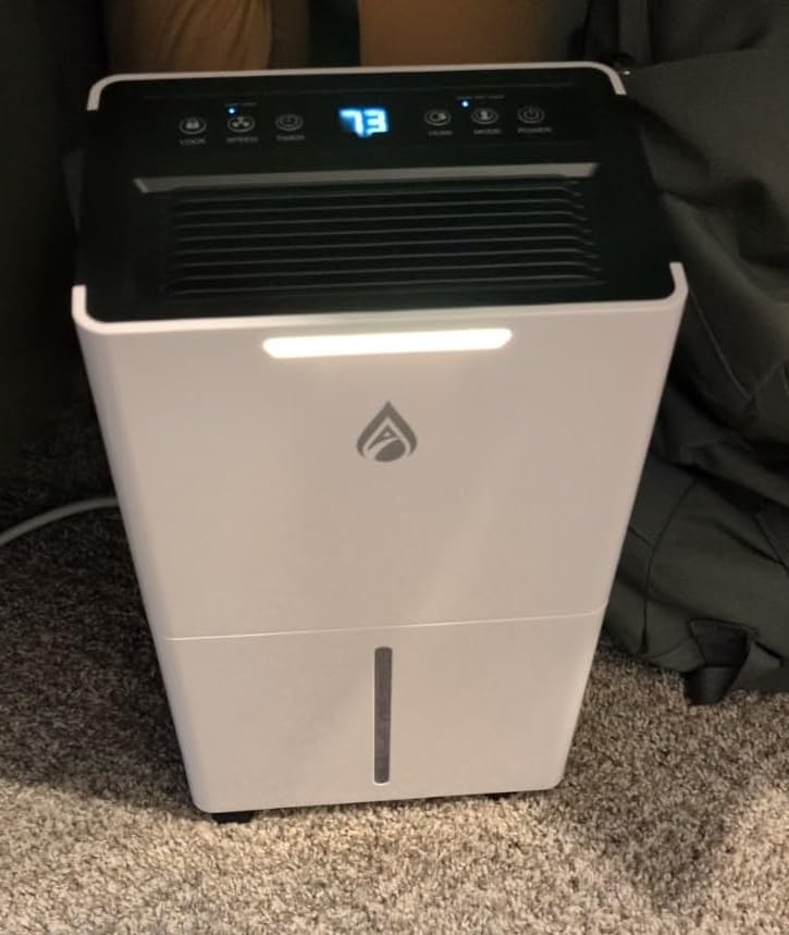 30 Pint Dehumidifier for Basement, 2500 Sq. Ft Dehumidifiers for Home with Drain Hose, 3 Modes, Smart Humidity Control, 24H Timer, 0.52 Gal Water Tank for Whole House, Bedroom, Bathroom, Garage, RV customer photo 1