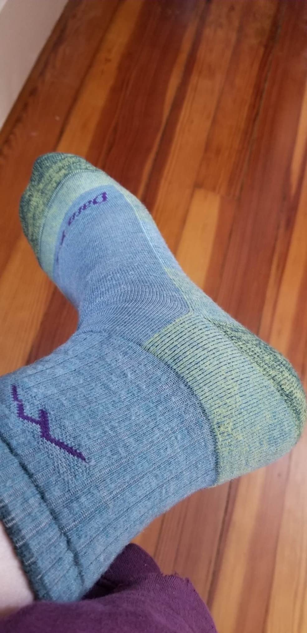 Darn Tough Women's Merino Wool Micro Crew Socks Cushion customer photo 1