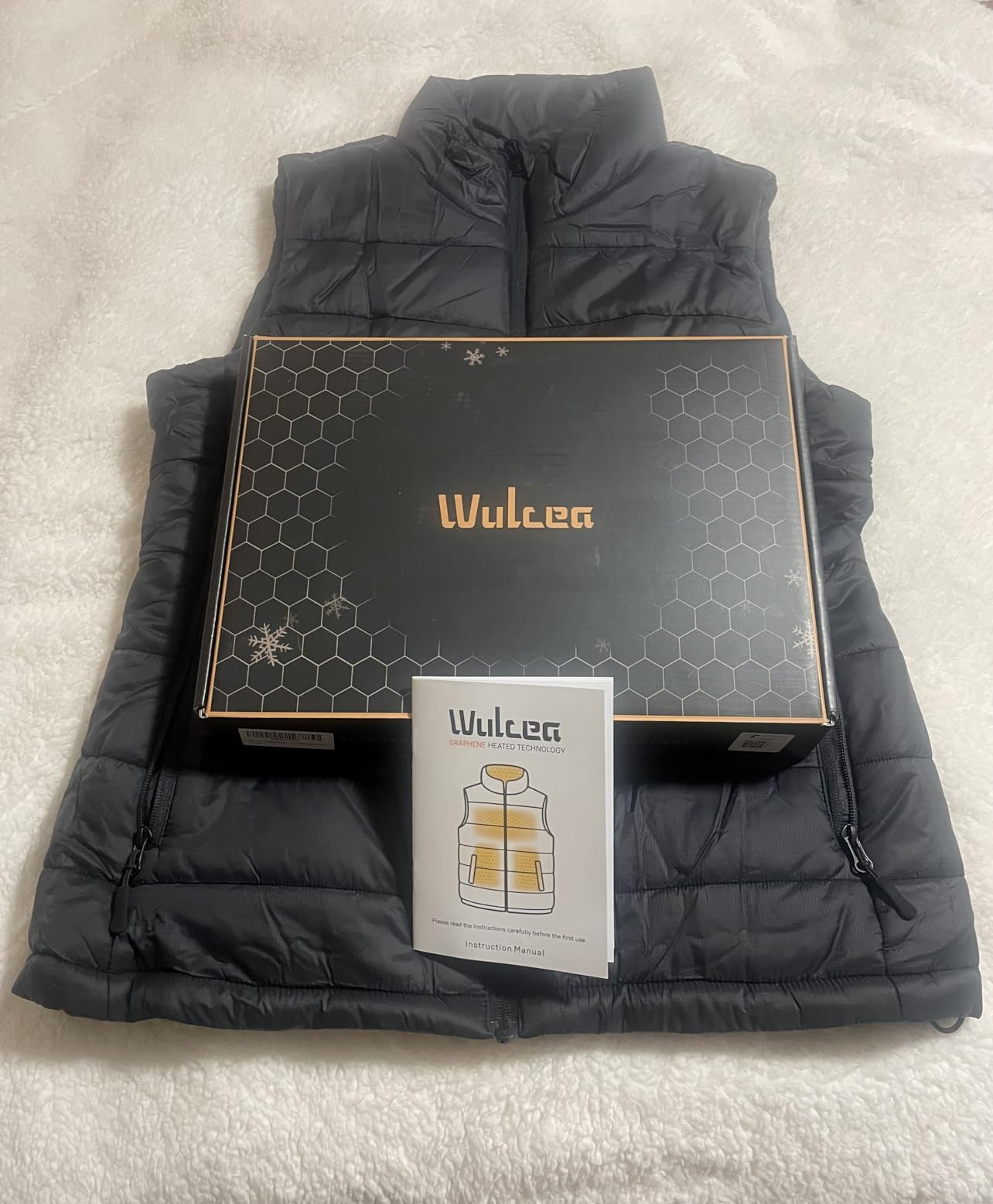 Wulcea Graphene Heated Vest For Women 7.4V Fast Charge Large Capacity Battery customer photo 1