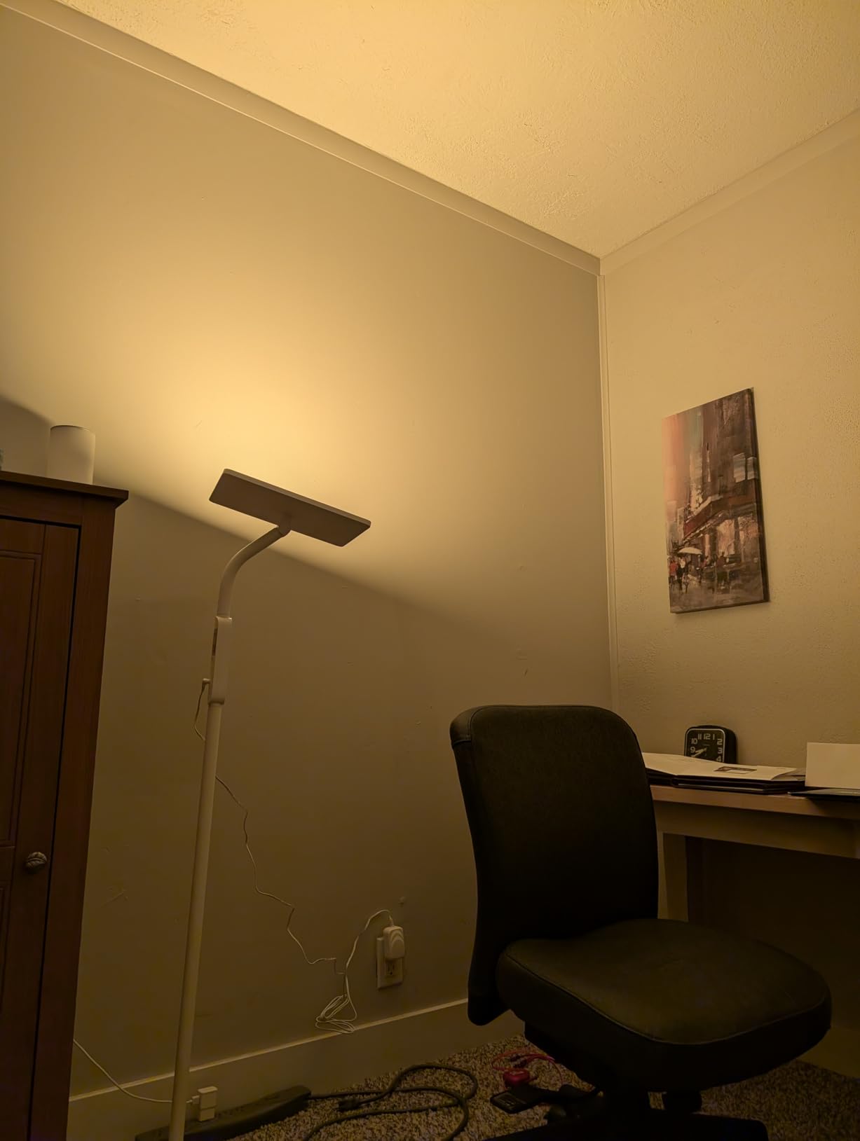 12,000 Lux Light Therapy Lamp, Full Spectrum Sunlight Lamp, UV-Free Sun Lamp with Remote Control/4 Color Temp/5 Brightness/4 Timer, 3 Height Adjustable Floor Lamp for Home Office, Living Room, Bedroom customer photo 2