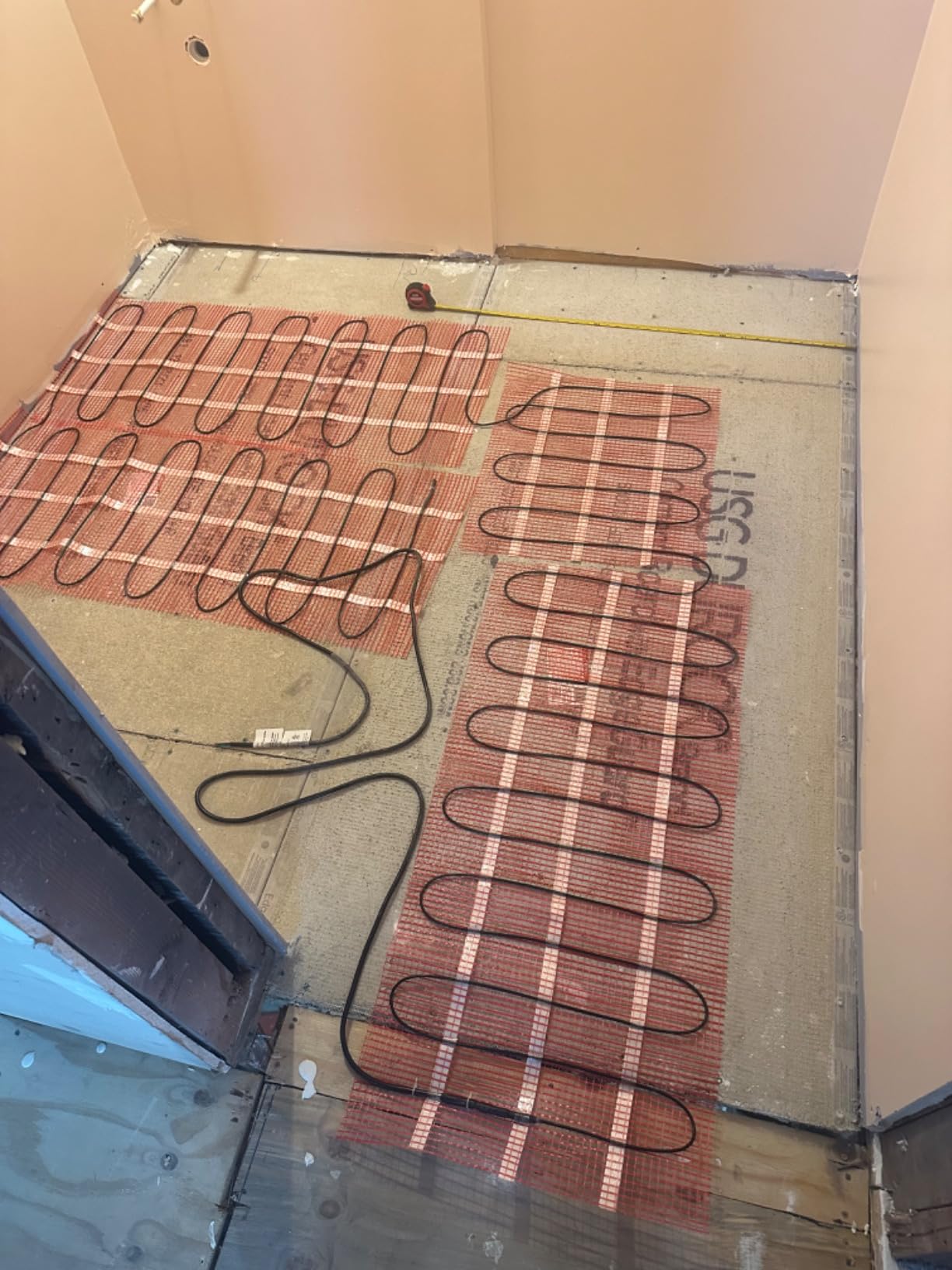 VEVOR 100 sqft Underfloor Heating Cable Kit, 120V Electric Radiant Heated Floor System, with Smart Control Thermostat & Alarm, Easy Installation for Tile, Stone, Vinyl, Home Improvement customer photo 1