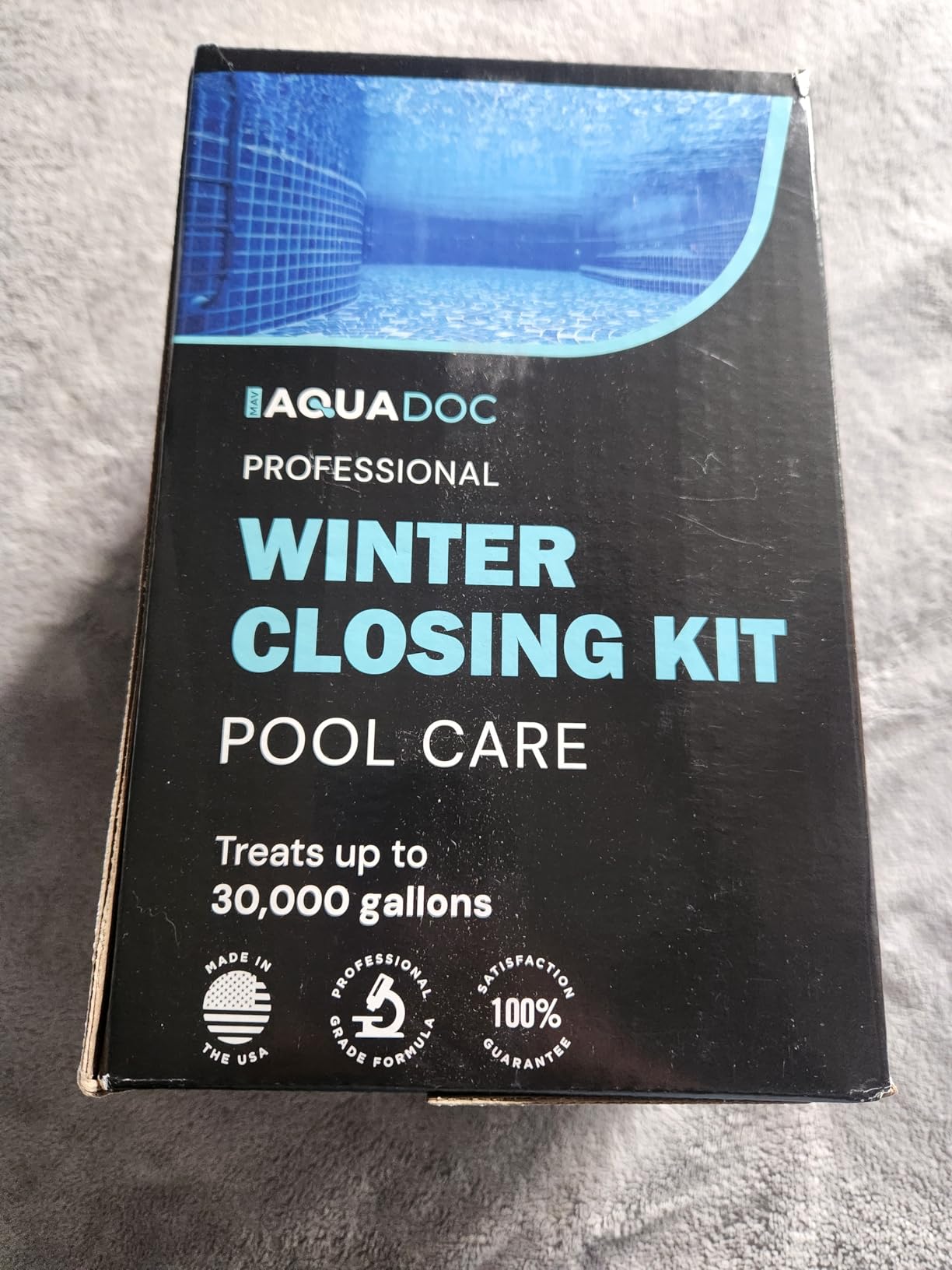 AquaDoc Pool Winterizing Kit for Closing Pools - Treats Up to 30,000 Gallons - Winter Closing Kit for Inground and Above Ground Pools - Winterizing Pool Chemicals Made in USA customer photo 2