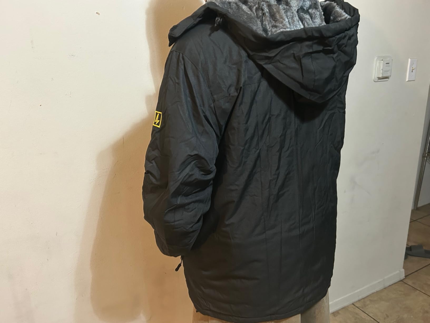 Men's Winter Ski Jacket Waterproof Fleece Coat Warm Insulated Snowboard Jackets Parka Raincoat With Multi-Pockets customer photo 1