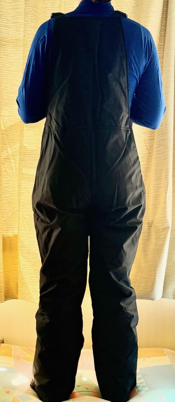 Men's Heated Working Overalls, Winter Waterproof Insulated Ski Bibs, Electric Thermal Snow Pants with Battery Pack customer photo 2