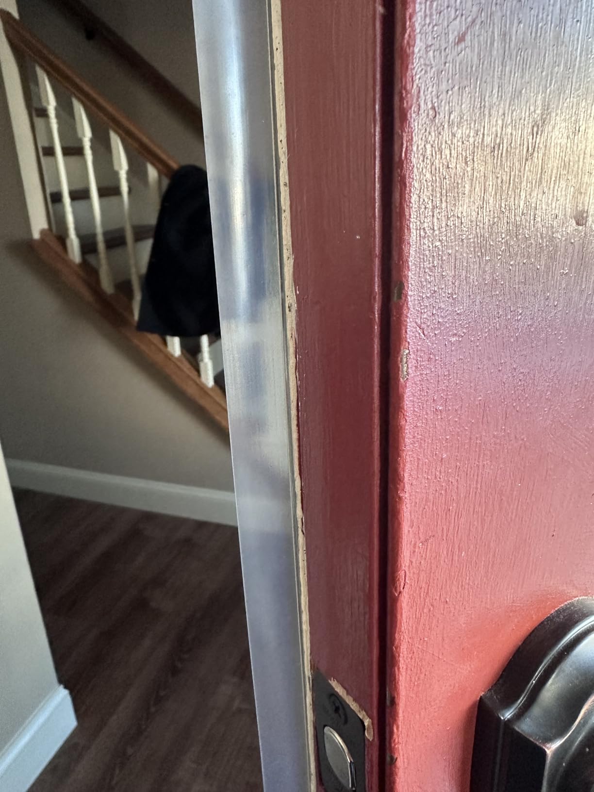 Weather Stripping Door Seal 33ft Extra-Wide Silicone, Strong Adhesive, Seals Large Gaps for Maximum Winter Cold Protection and Weatherproofing, 1.8in Transparent customer photo 1