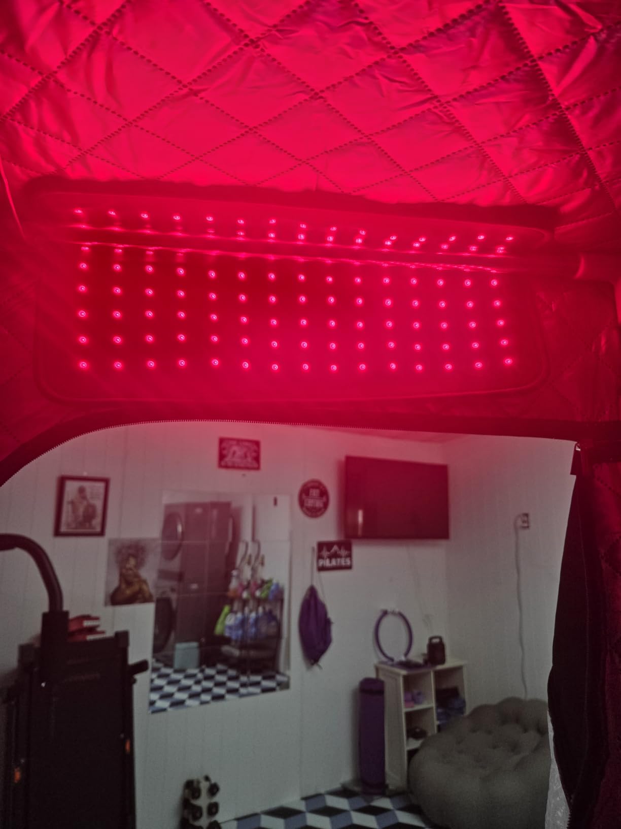 Smartmak Upgraded Infrared 660nm Red Light for Sauna Use, DIY Portable Red Light Therapy Infrared/Steam Saunas, Accessories, Only Light with Plug customer photo 1