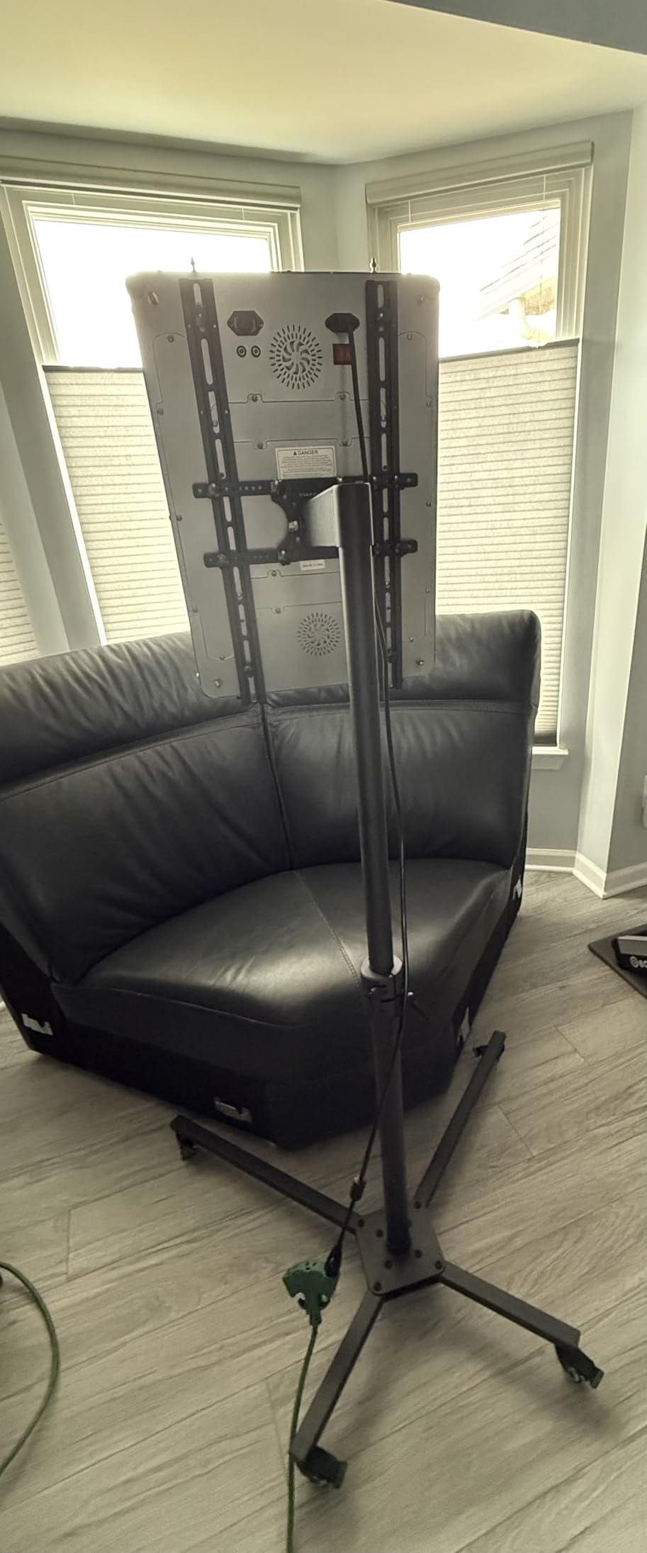Red Light Therapy Stand, Mobile Stand for Near Infrared Light Therapy Panels, Bracket for LED Therapy Lamp, Adjustable 1.4M Height & Any Angle of the Board, Wheel Locks customer photo 1