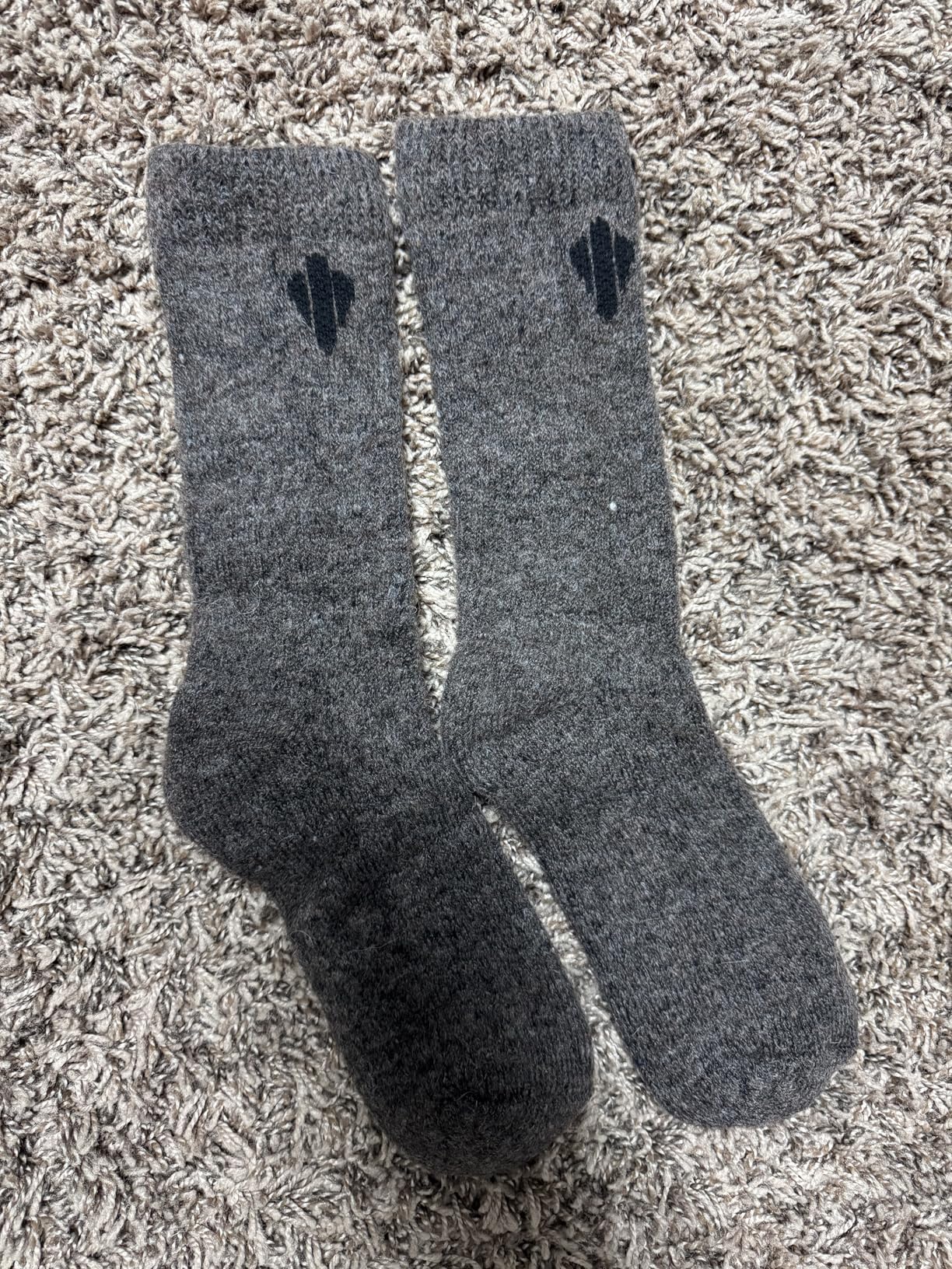 Alpaca Socks for Men and Women, Heavyweight Thermal Thick Warm Alpaca Wool Boot Sock for Hunting, Hiking, Moisture Wicking customer photo 1