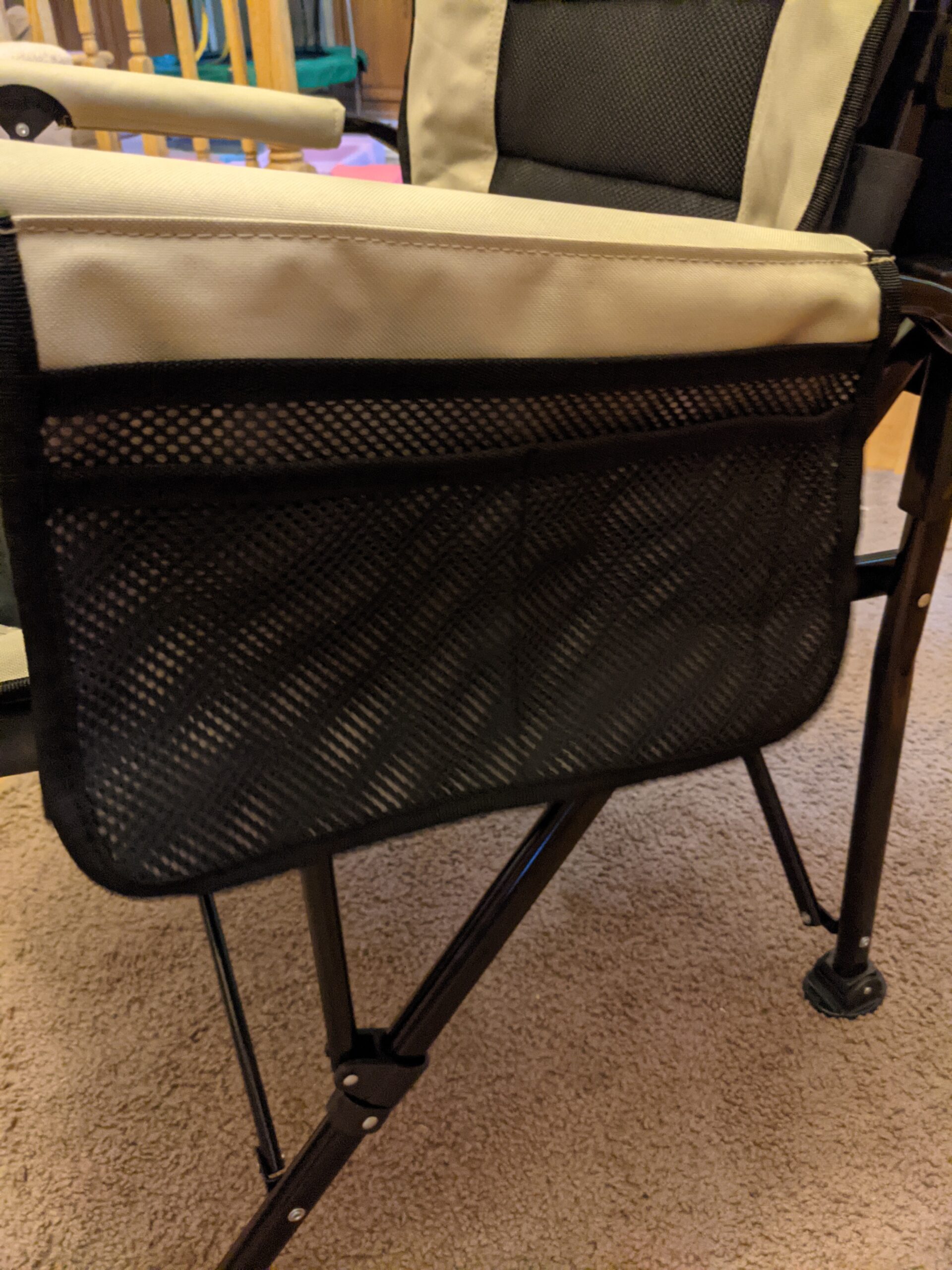 REALEAD Heated Camping Chair - Fully Padded - Heated Chairs Outdoor Sports - Supports 400 lbs - Portable Heated Outdoor Camp Chair for Sport Events - Battery NOT Included customer photo 2