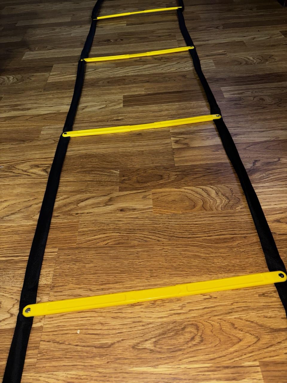 SOFTSOUL Tangle Free Agility Ladder, 12 Fixed Rungs, Heavy Duty Speed & Footwork Training Ladder for Football Soccer Basketball Drills customer photo 2