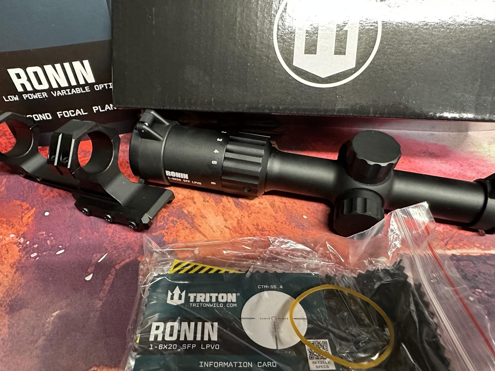 Triton Ronin 1-6x20 HD Second Focal Plane SFP | Shorty | LPVO Rifle Scope - C5 Reticle customer photo 2