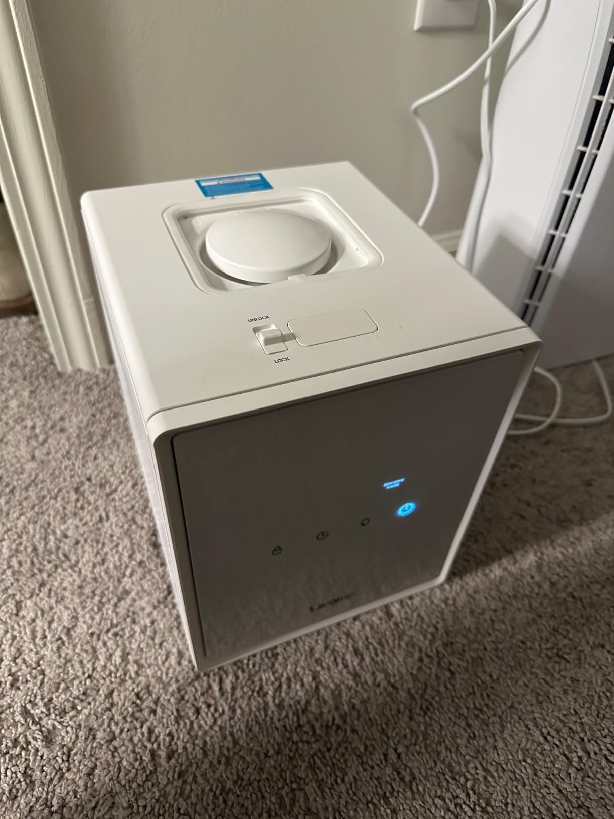 8L Evaporative Humidifier for Large Rooms up to 1000 ft² - Baby Elderly & Pet Safe Cool Evaporation, 900ml/h Output, UV Disinfection, Easy Top Fill, UltraQuiet 28dB, Smart AI Humidity Control Upgraded customer photo 1