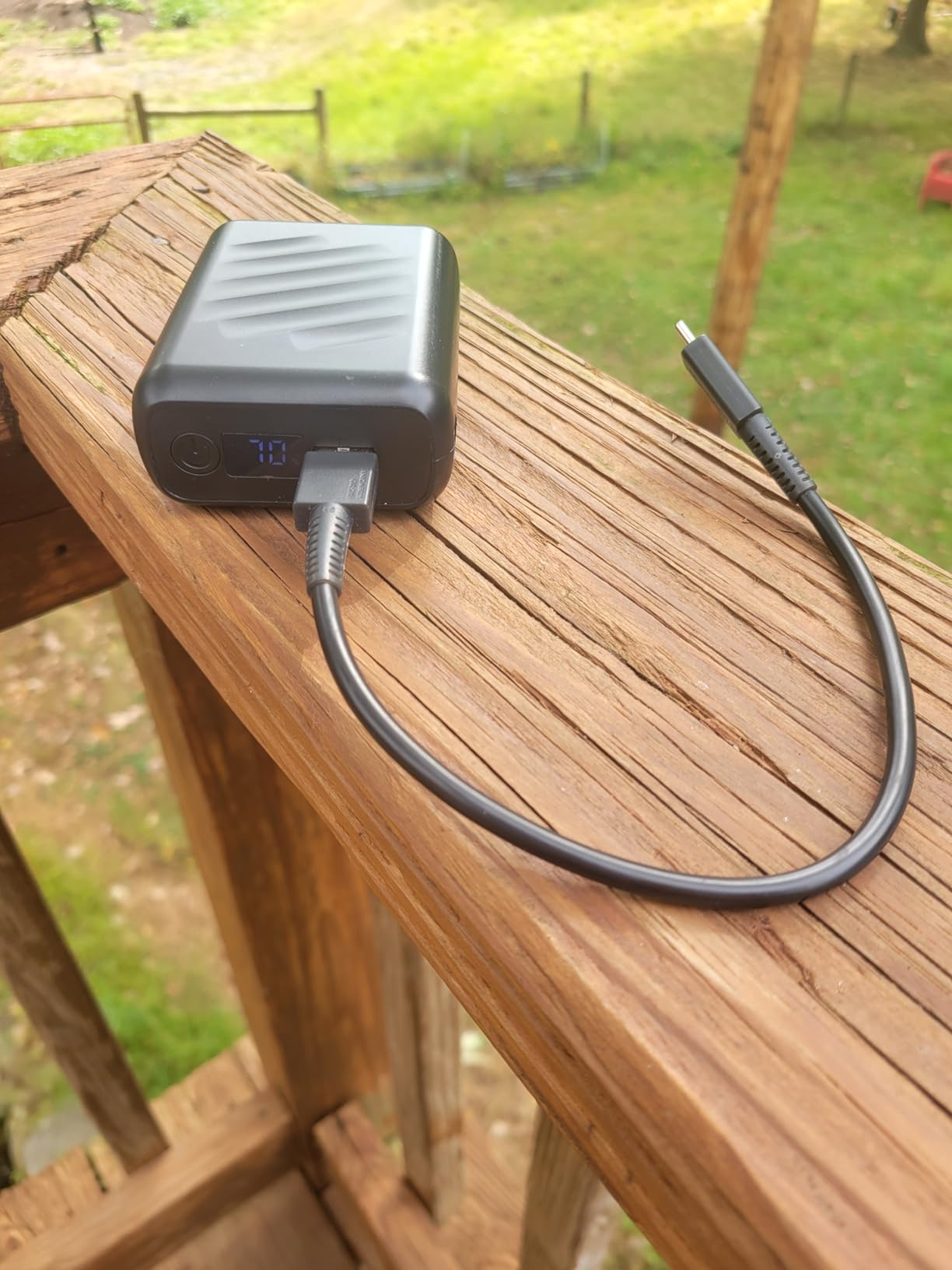 7.4V 20000mAh Heated Vest Battery Pack Compatible with ORORO, Battery Pack for Heated Vest with LED, Rechargeable Power Bank for Weamest, for XINSONYUELL, for TODWARM, for Vestego customer photo 1