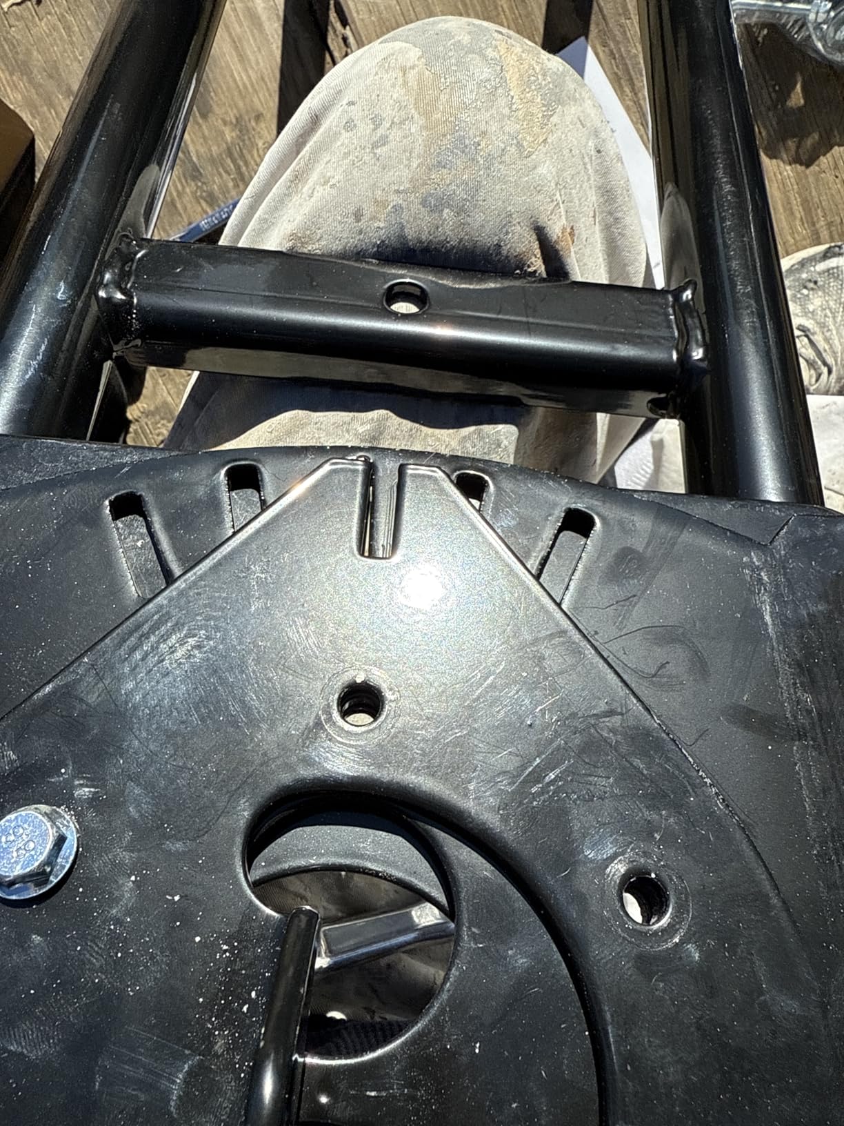 VEVOR Snow Plow Kit, 48in Universal Snow Plow Attachment, Height & Left-Right Adjustable customer photo 2