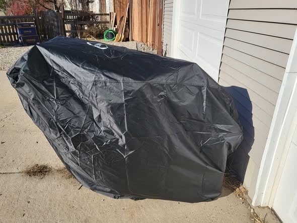 Kipiea Snow Blower Cover Waterproof Outdoor - 600D Heavy Duty Snow Thrower Cover Compatible with Cub Cadet, Ariens, Toro, EGO, Craftsman, Snow Joe, Honda, Husqvarna, Ryobi customer photo 2