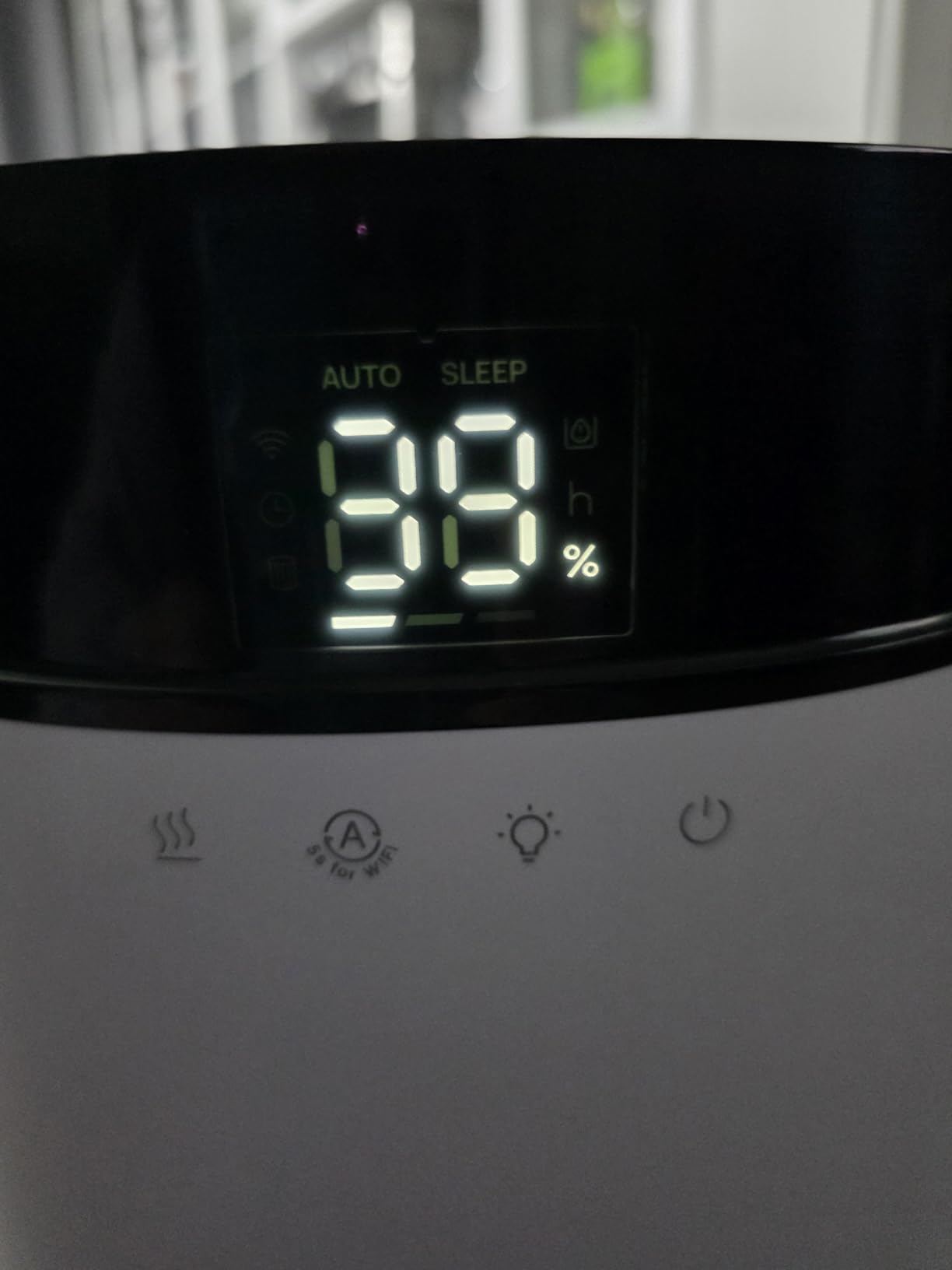 DREO 16L Smart Humidifier Large Room 1000 ft2, 130H Cool Mist Air Humidifiers for Bedroom Plants Baby, Top Fill, Remote/Touch/Voice & APP Control, Clean Tank Technology, 30dB, RGB Light, HM755S White customer photo 1