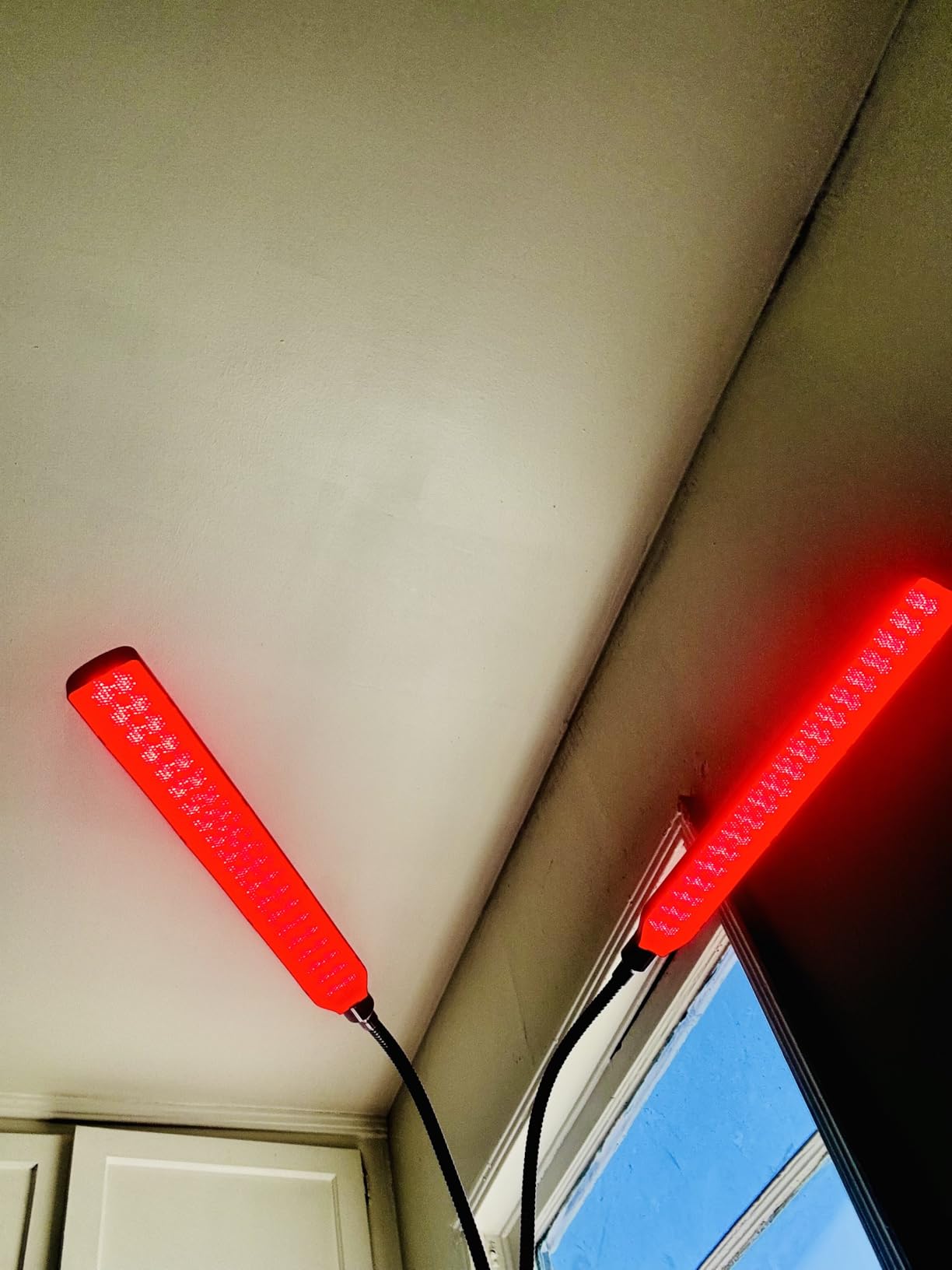 Wolezek Red Light Therapy Lamp for Body Face, 80 3-in-1 LED Beads Red Infrared Light Therapy Device with Timer, 2-Head customer photo 2