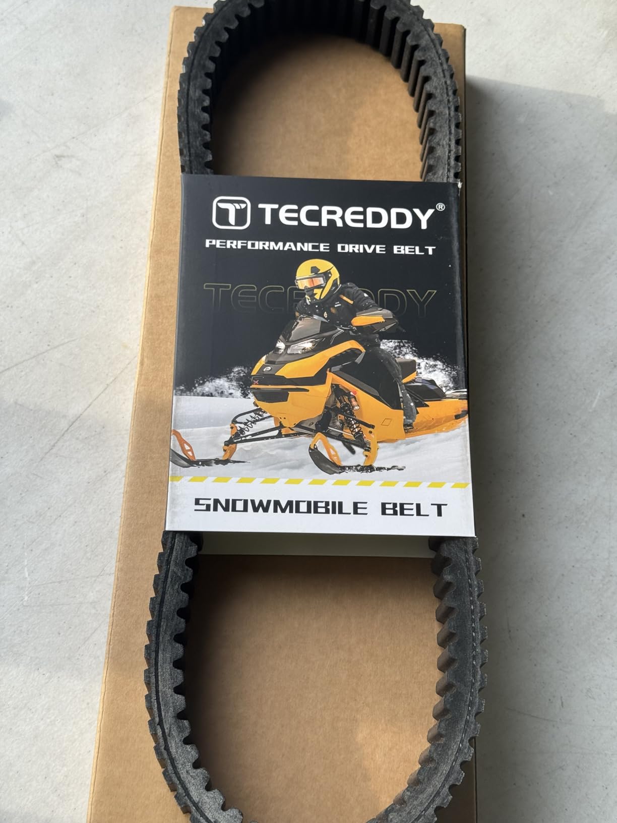 417300571 Snowmobile Performance Drive Belt Compatible with Ski doo 850 E-Tec Ryker 900 ACE, Aramid Tensile Cords, Flexweave Overcord customer photo 2