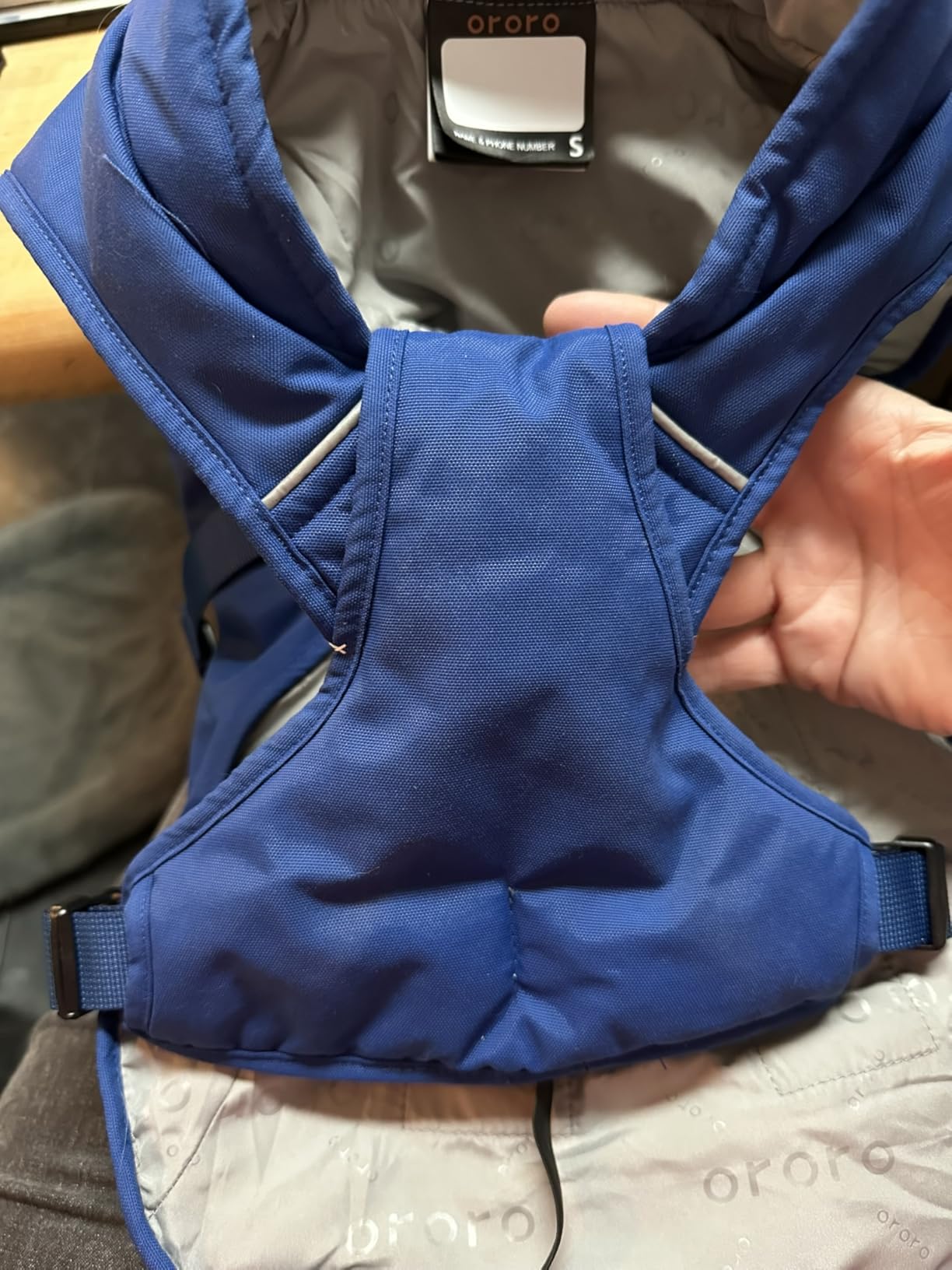 ORORO Heated Dog Vest with Battery, Reflective Strips, Adjustable Padded Dog Vest with 4 Heating Zones (Blue, S) customer photo 1