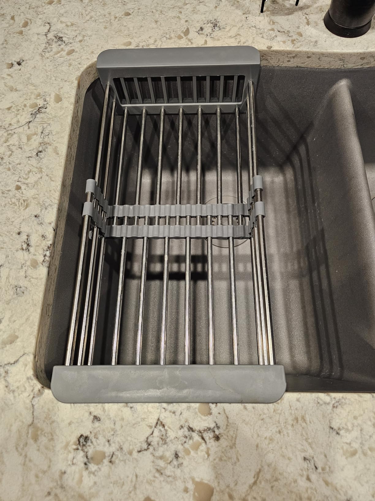 Stainless Steel Roof Rake: 2-16.5 FT Extendable, All-Stainless Construction (Head & Pole), Heavy-Duty & Durable, Anti-Slip Grip customer photo 1