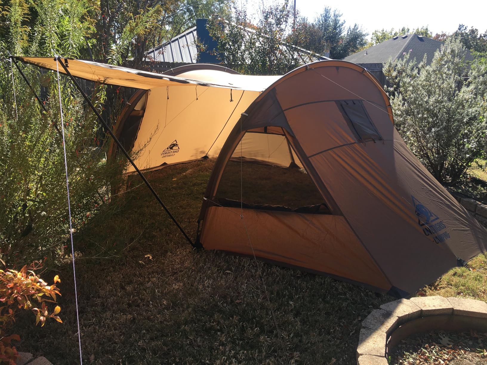 OneTigris Raven NEST Hot Tent with Stove Jack, Spacious Waterproof 2 Person Tunnel Tent for Camping, Hiking, Backpacking, Bushcraft customer photo 1