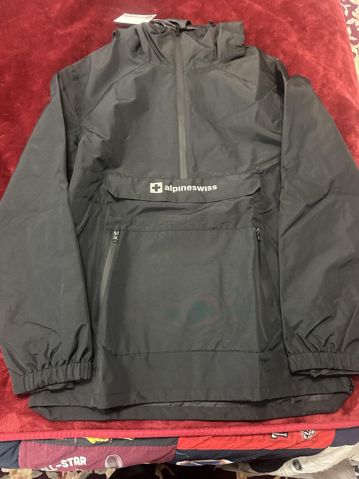 Mens Snowboard Jacket 10K Waterproof Hooded Ski Shell Anorak Breathable Windproof Pullover Winter Sport Coat customer photo 2