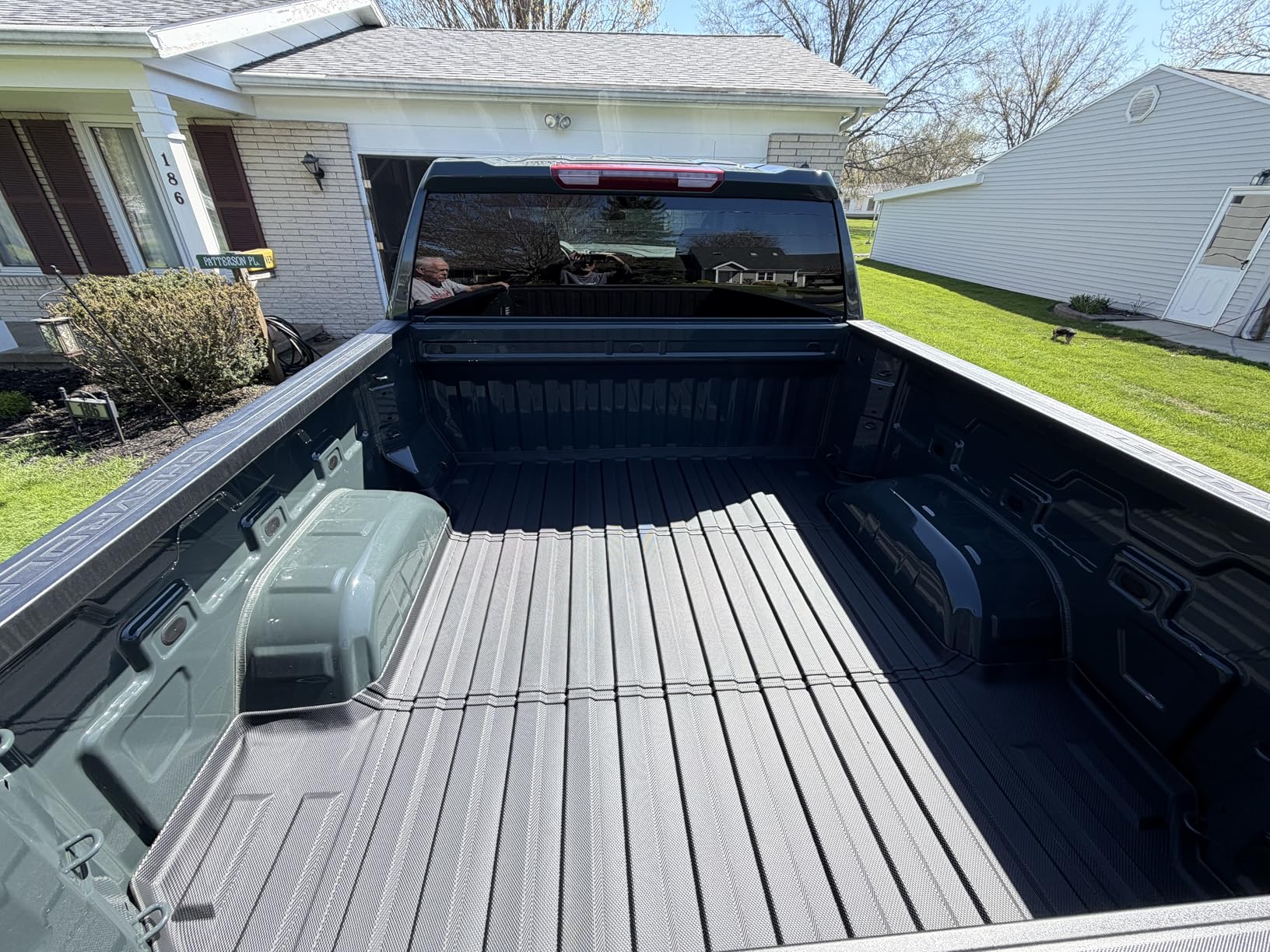 Truck Bed Mat for 2019-2026 Chevy Silverado 1500 & GMC Sierra 1500 (Only Fit 5.8FT Bed), All Weather Protection Rubber Truck Bed Liner Accessories customer photo 2