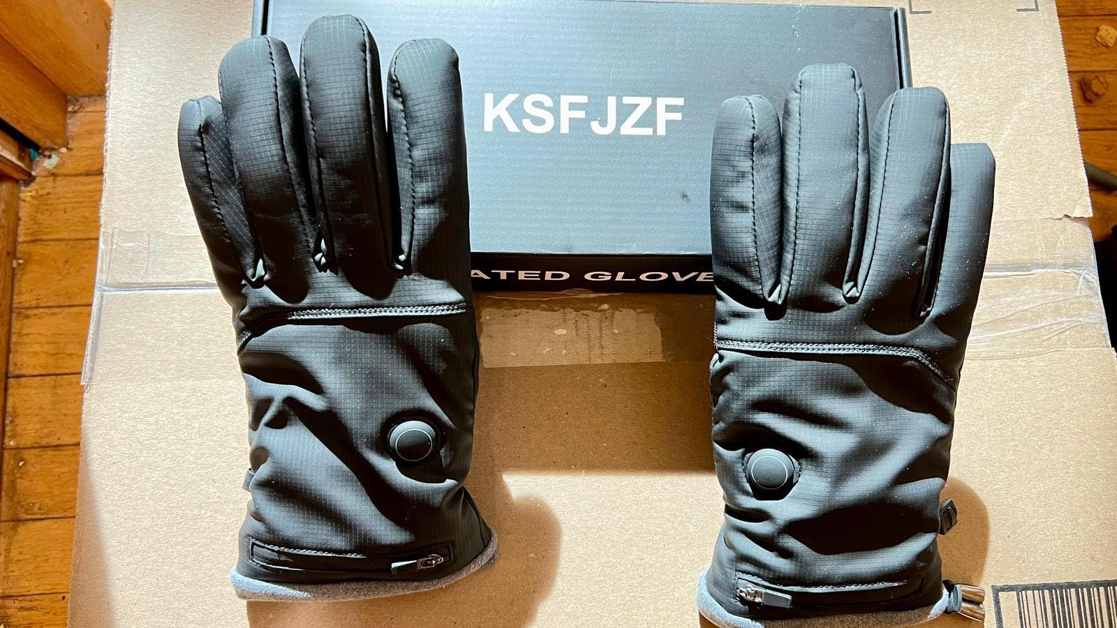 KSFJZF Heated Gloves for Men Women, 7.4V 3000mAh Battery Electric Heated Gloves Rechargeable Heating Glove for Motorcycling, Hunting, Sking, Outdoor, Work customer photo 2