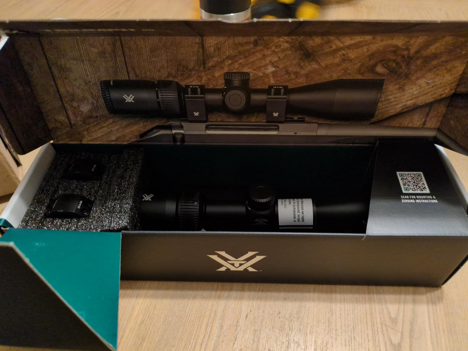 Vortex Triumph HD 3-9x40 Second Focal Plane, 1-inch Tube Riflescope Kit - Dead-Hold BDC (MOA) Reticle, 1