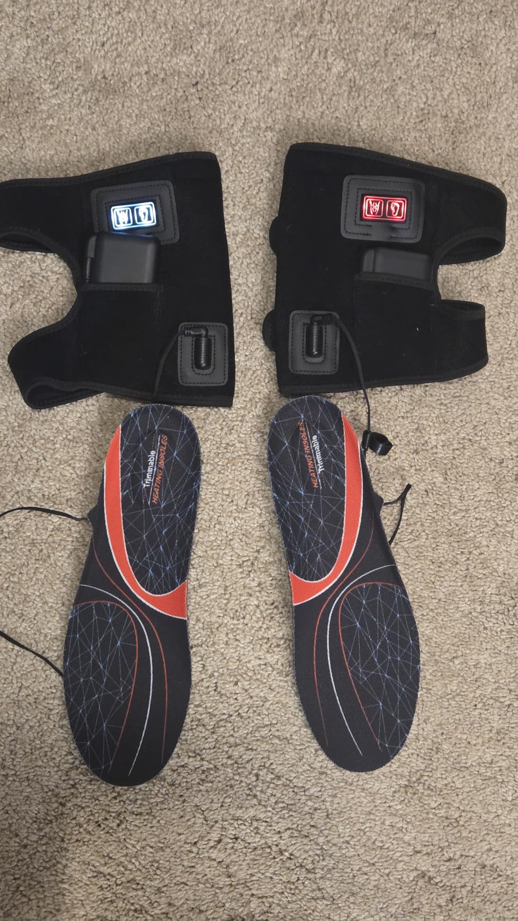 Heated Insoles, Kamlif 7.4V Rechargeable Foot Warmers, Heated Shoe Inserts Winter Thermal Soles for Men and Women, Skiing, Hunting, Hiking, Camping Outdoor Sports customer photo 2