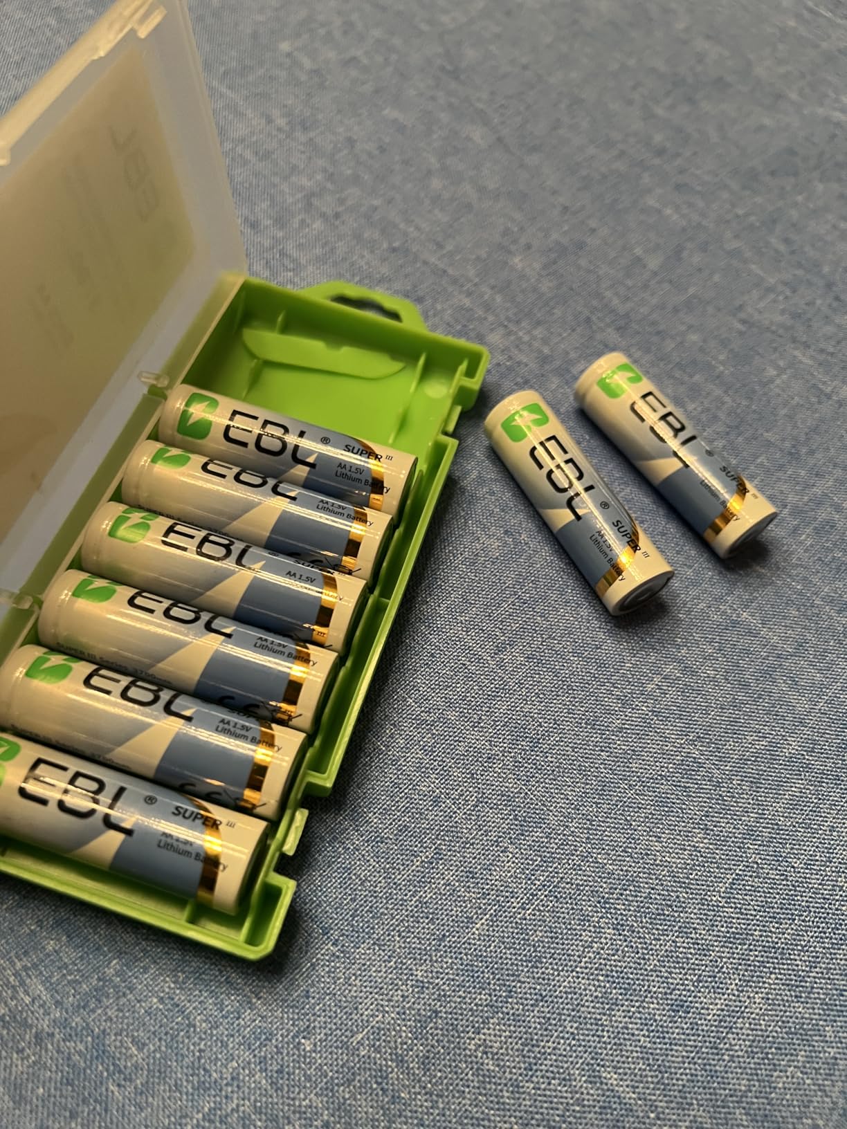 EBL Lithium AA Batteries 12 Pack, Longest Lasting 3700mAh 1.5V Non-Rechargeable, Upgraded Super III AA Lithium Batteries for Blink Camera, Doorbell, Smart Lock Deadbolt customer photo 2