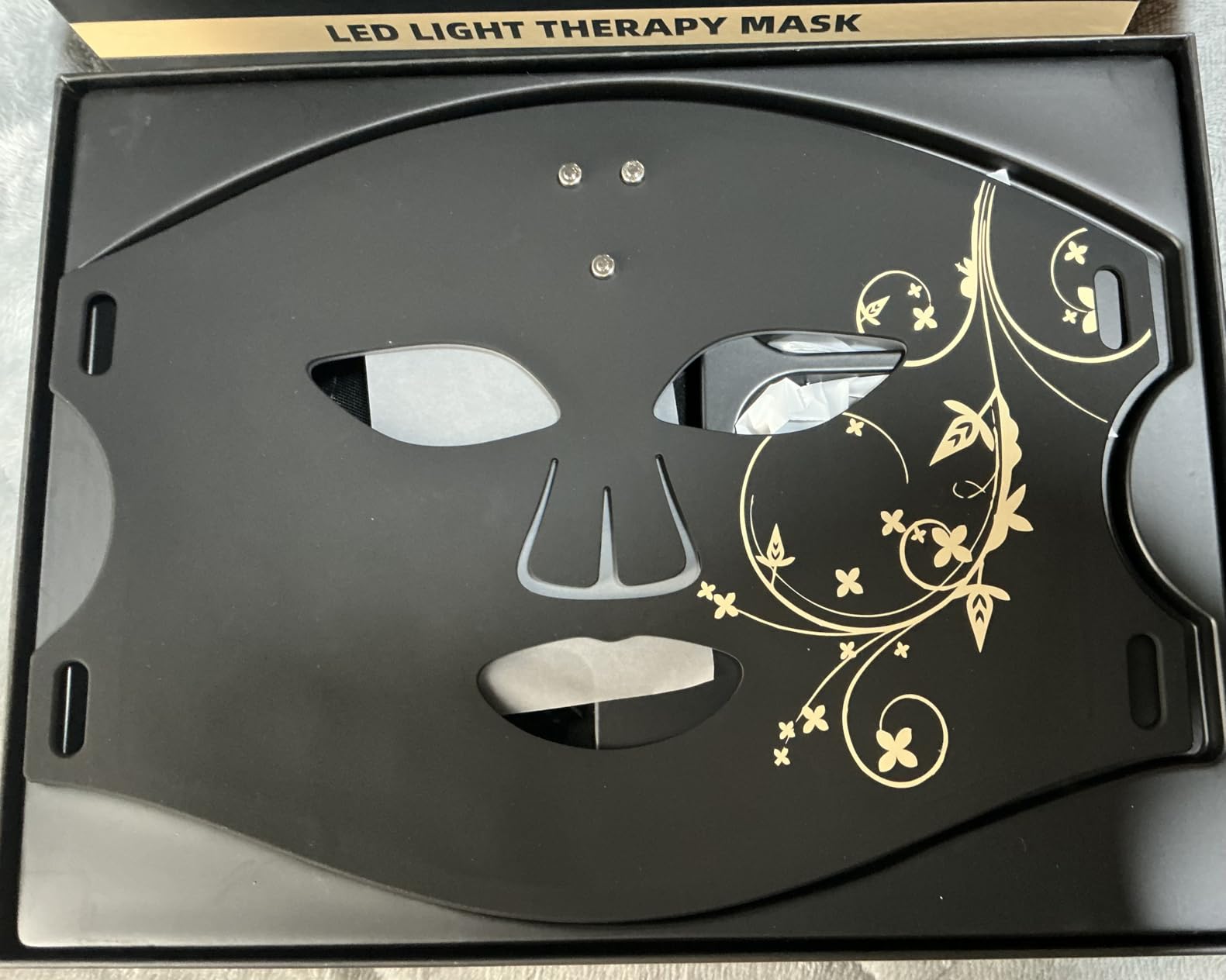 FDA Cleared Red Light Therapy Mask for Face, RB-008J LED Light Therapy Mask with Infrared/Blue/Red+Blue Modes for Wrinkles & Mild to Moderate Acne, Home-Use LED Face Mask customer photo 1