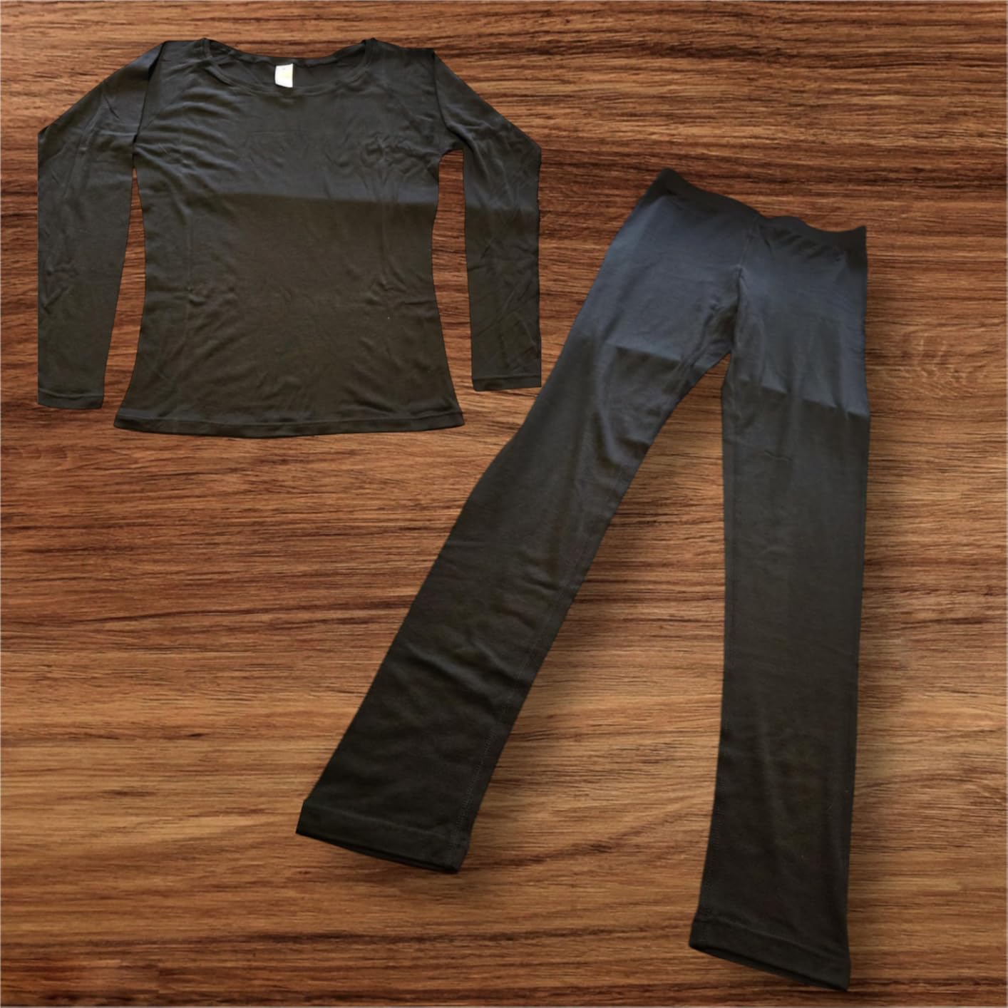 Merino Wool Base Layer Women Set, Thermal Underwear for Ladies, Womens 100% Wool Top and Bottom Sets 180g customer photo 2