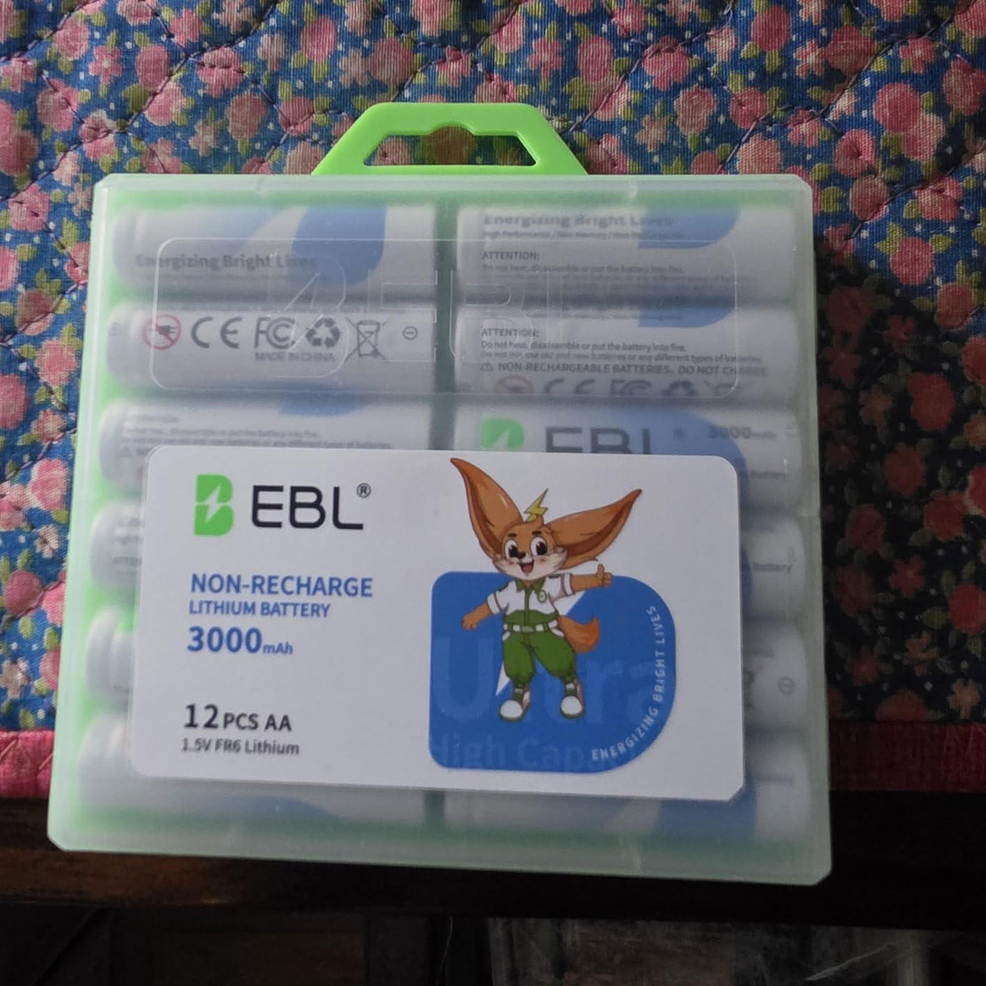 EBL 8 Pack 3000mAh 1.5V Lithium AA Batteries - Non-Rechargeable High Performance Super I AA Lithium Batteries Constant Volt for Cameras, High-Tech Devices (Non-Rechargeable Batteries) customer photo 2