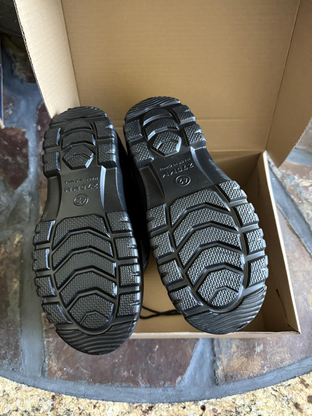 Waterproof Insulated Rain Boots - Upgraded Insulated Winter Work Boots for Men Women customer photo 2