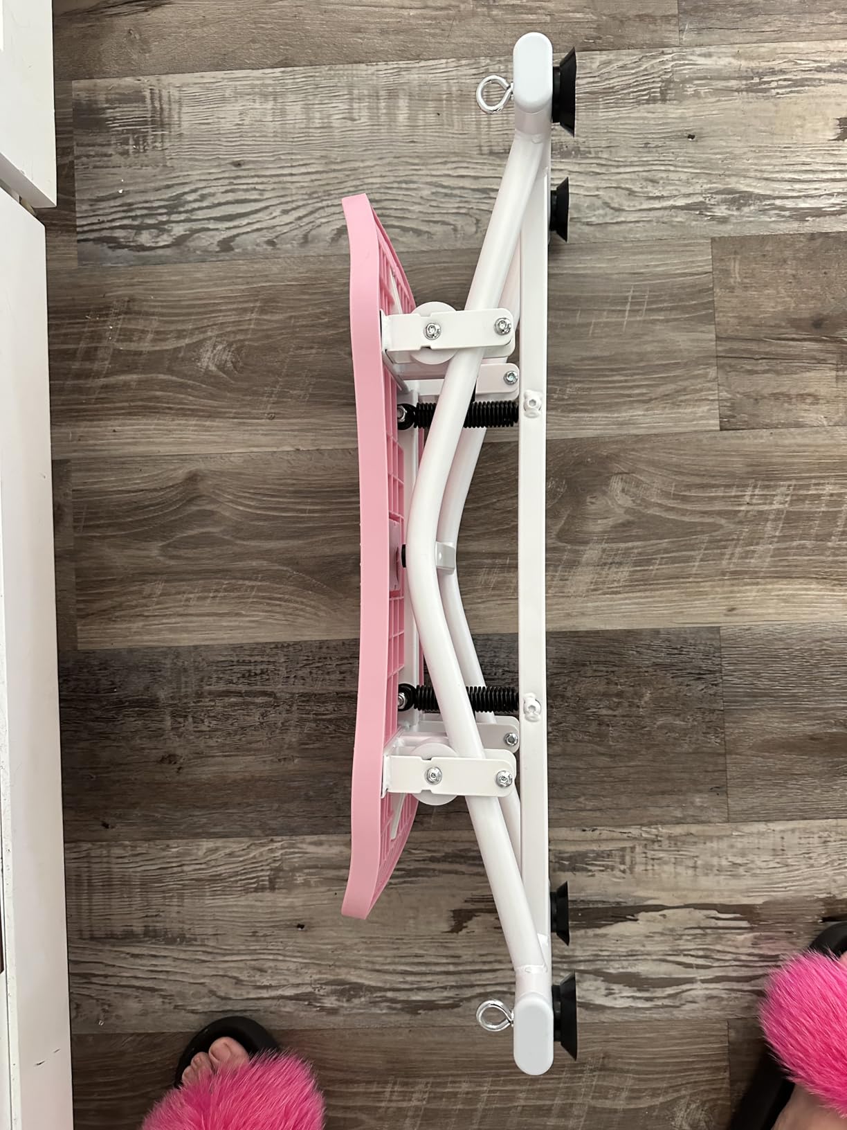 KINMAC Indoor Ski Simulator with Resistance Bands - Balance Board Home Gym Sliding Machine for Full-Body Cardio customer photo 2