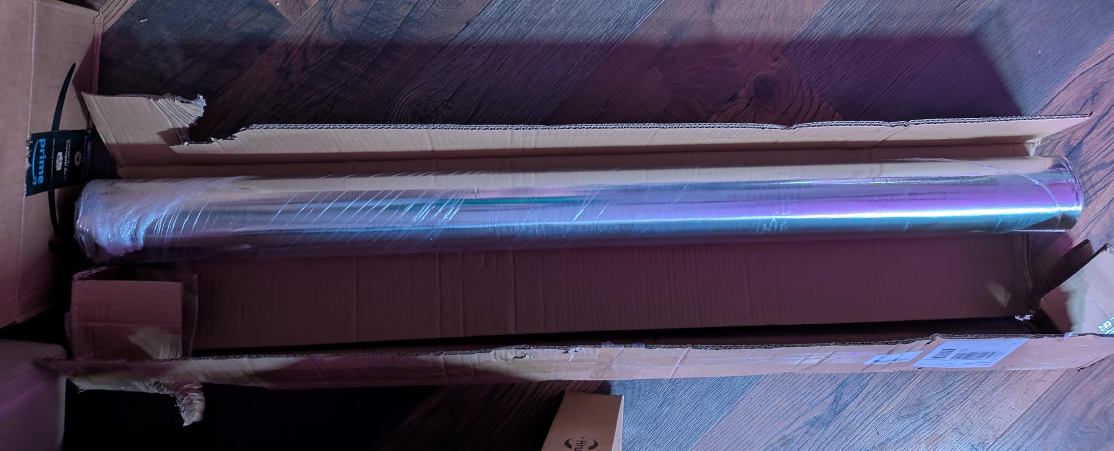 Sauna Foil Vapor Barrier, 250 sqft Aluminum Insulation Roll Heavy-Duty Non-Perforated Reflective Thermal Barrier for Energy Efficient Sauna, Attic, Garage and Crawl Space (4FT x 62.5FT) customer photo 1