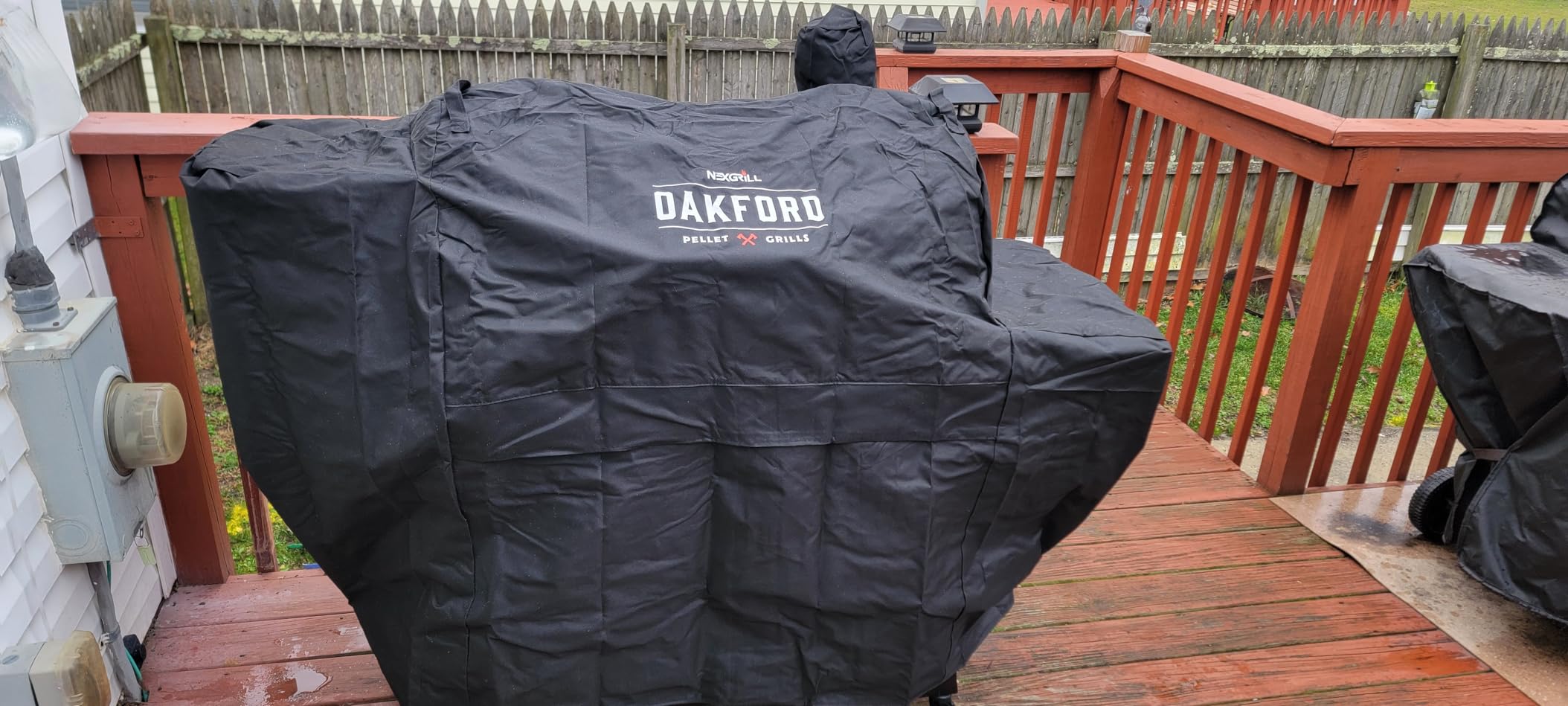 Oakford 930 Wood Pellet Grill with 930 SQ In Cooking Area, Steel Wire Grates, I-Site View Indicator, Heavy Duty Pellet Smoker Grill with Bluetooth Connectivity - 910-0509 customer photo 1