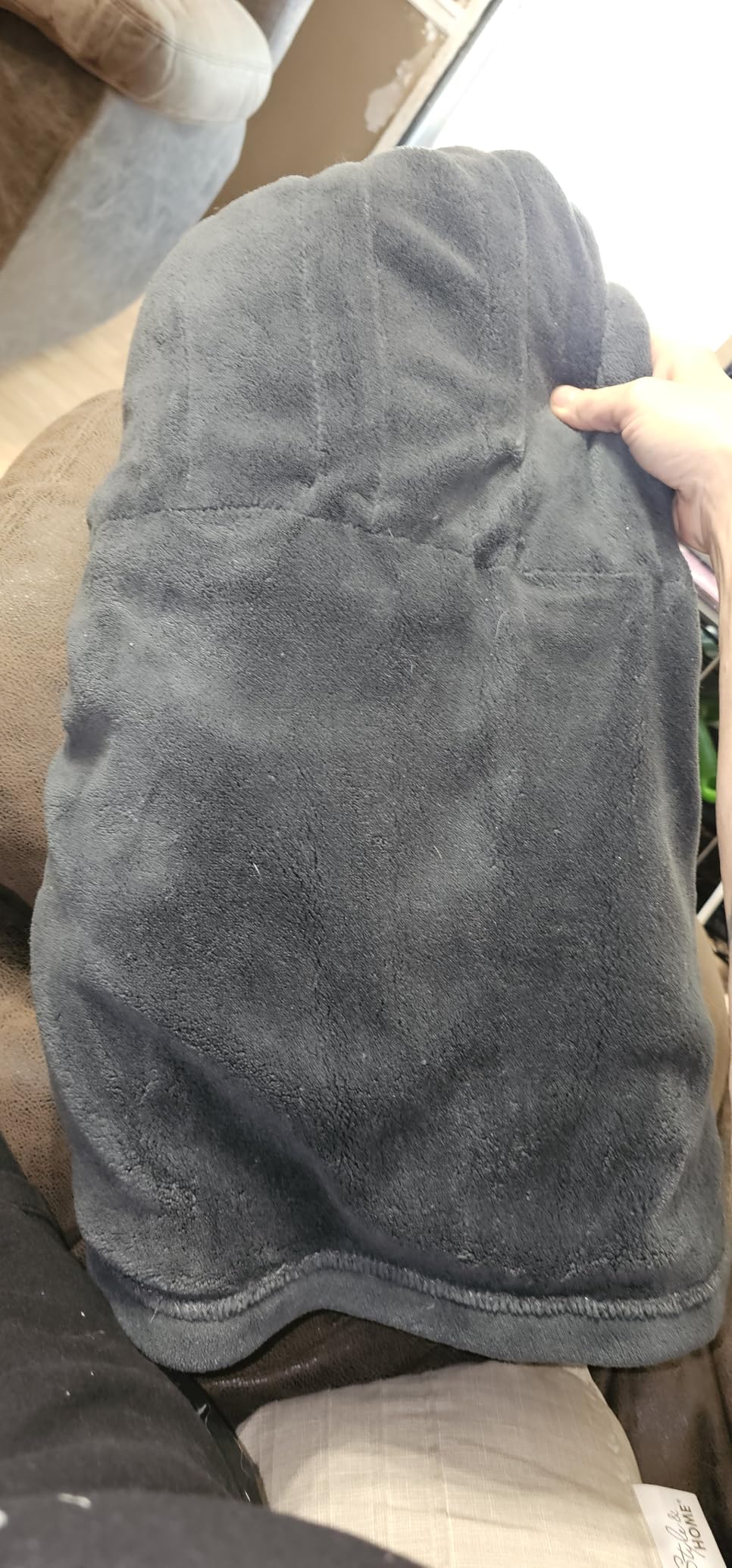 Electric Blanket Heated Throw, Soft Flannel 50