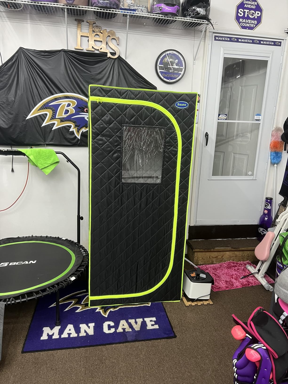 1 Person Portable Infrared Sauna, Full Size Portable Sauna Tent for Home, 1020W Far Infrared Sauna Tent with Heating Foot Pad, Portable Chair customer photo 2