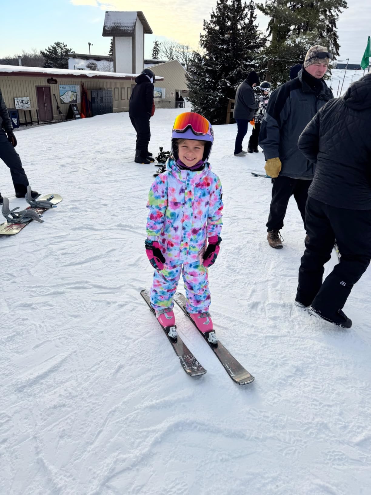 GSOU SNOW Kids Snow Suit One Piece Ski Suit Boys Girls Snowboard Jumpsuits Waterproof Youth Snowsuit Outfit customer photo 1