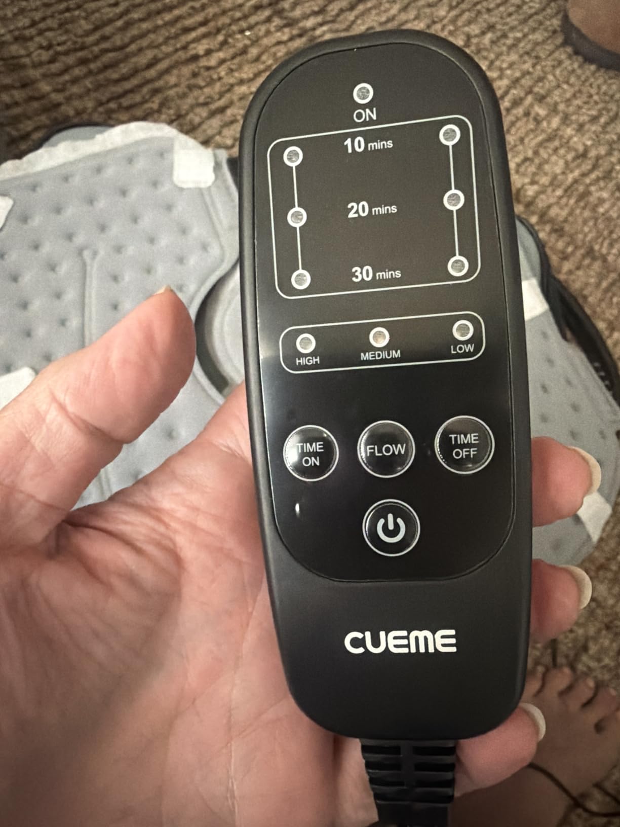 CUEME 20 QT Ice Machine for Knee After Surgery, Programmable Timer Cold Therapy Machine, Knee Replacement Recovery System, Cryotherapy Pain Relief Pad for Shoulder, Hip, Ankle & Foot customer photo 2